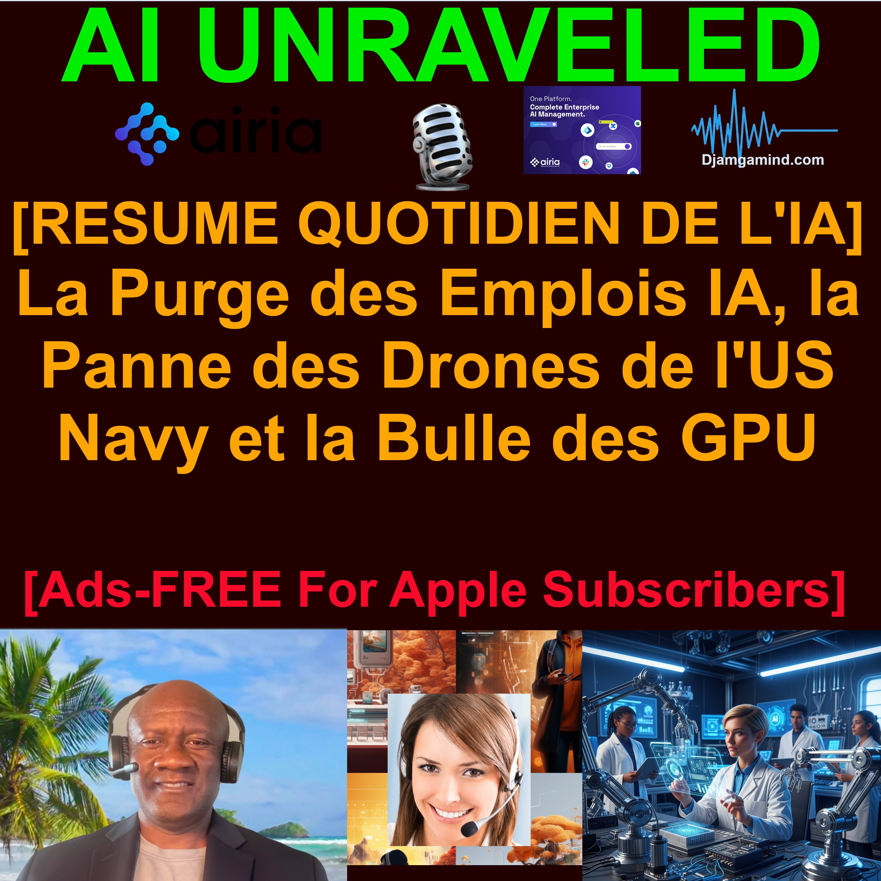 [RÉSUMÉ QUOTIDIEN DE L’ACTUALITÉ IA] La Purge des Emplois IA, la Panne des Drones de l'US Navy, la sortie de Claude Opus 4.7 et la Bulle des GPU (Briefing du 16 Avril 2026)