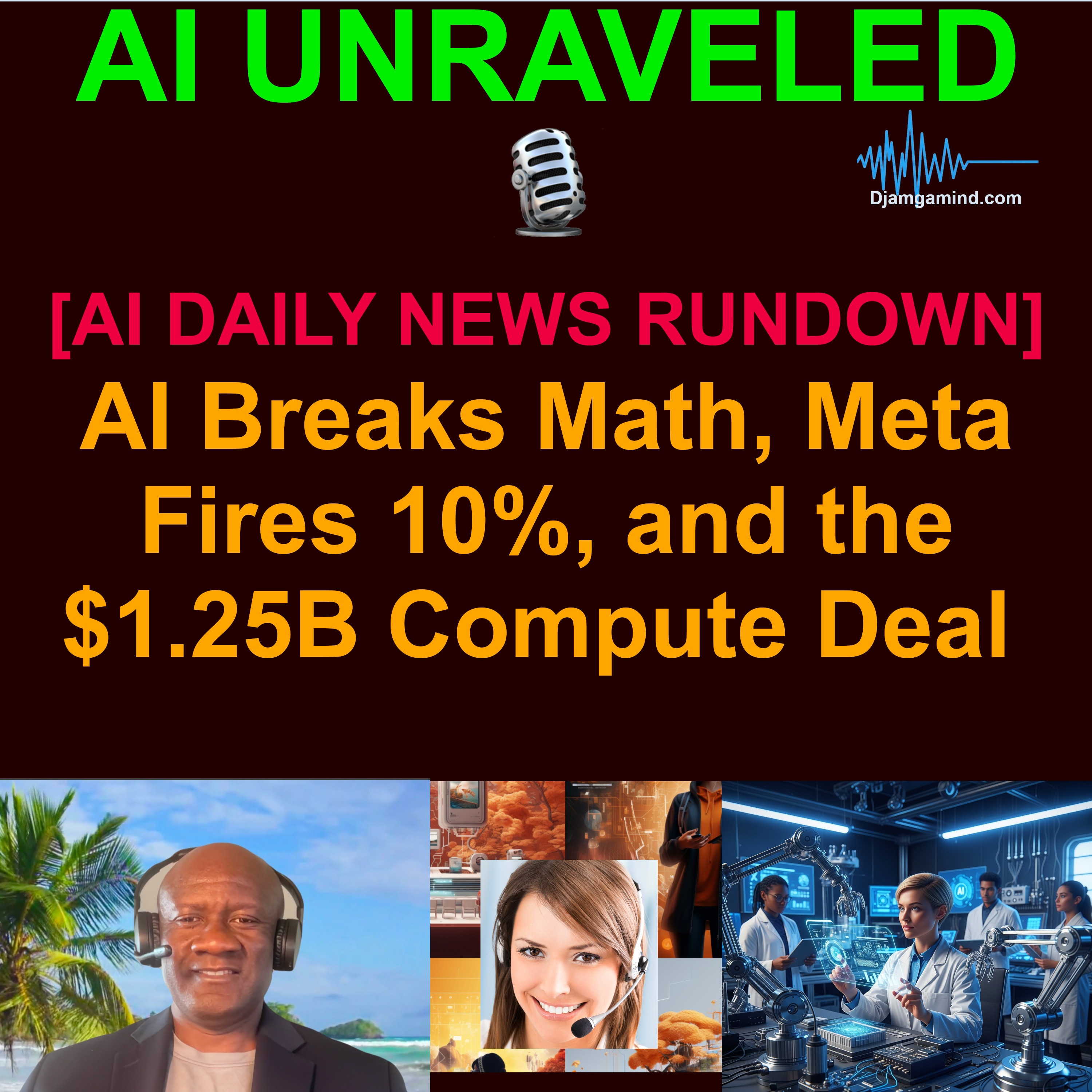 [AI DAILY NEWS RUNDOWN] AI Breaks Math, Meta Fires 10%, and the $1.25B Compute Deal (May 22 2026)