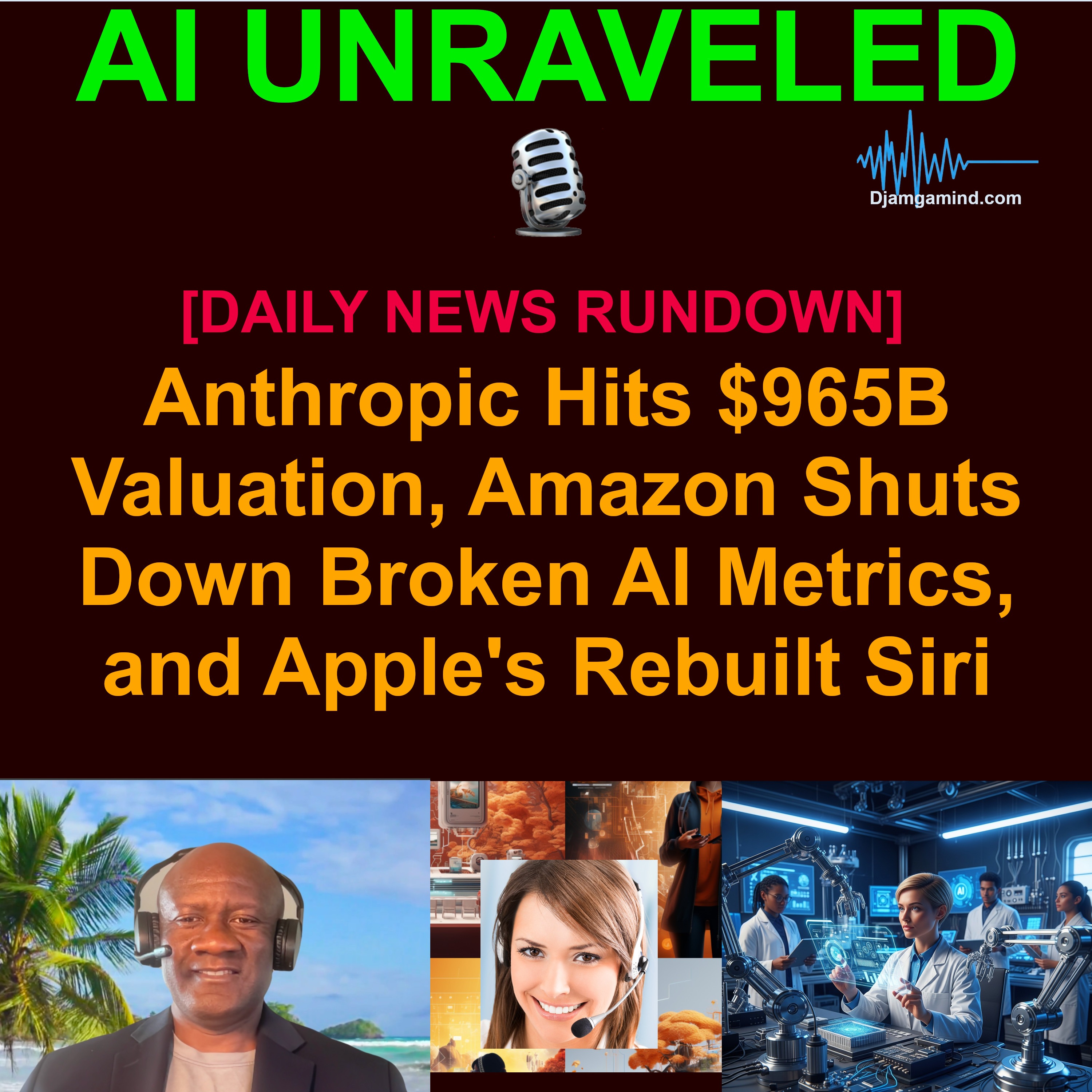 [AI DAILY NEWS RUNDOWN] Anthropic Hits $965B Valuation, Amazon Shuts Down Broken AI Metrics, and Apple's Rebuilt Siri (May 29, 2026)