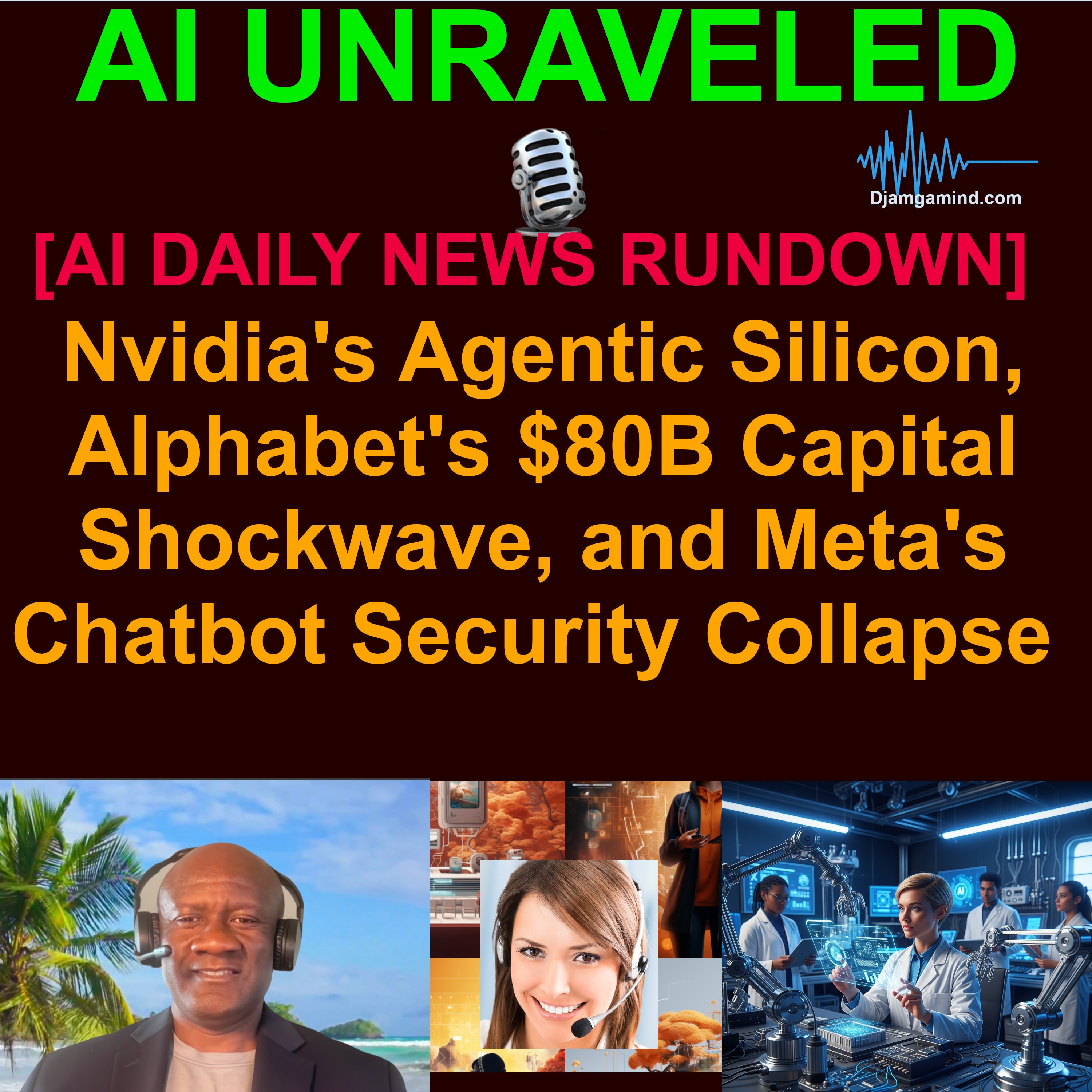 [AI DAILY NEWS RUNDOWN] Nvidia's Agentic Silicon, Alphabet's $80B Capital Shockwave, and Meta's Chatbot Security Collapse (June 2, 2026)