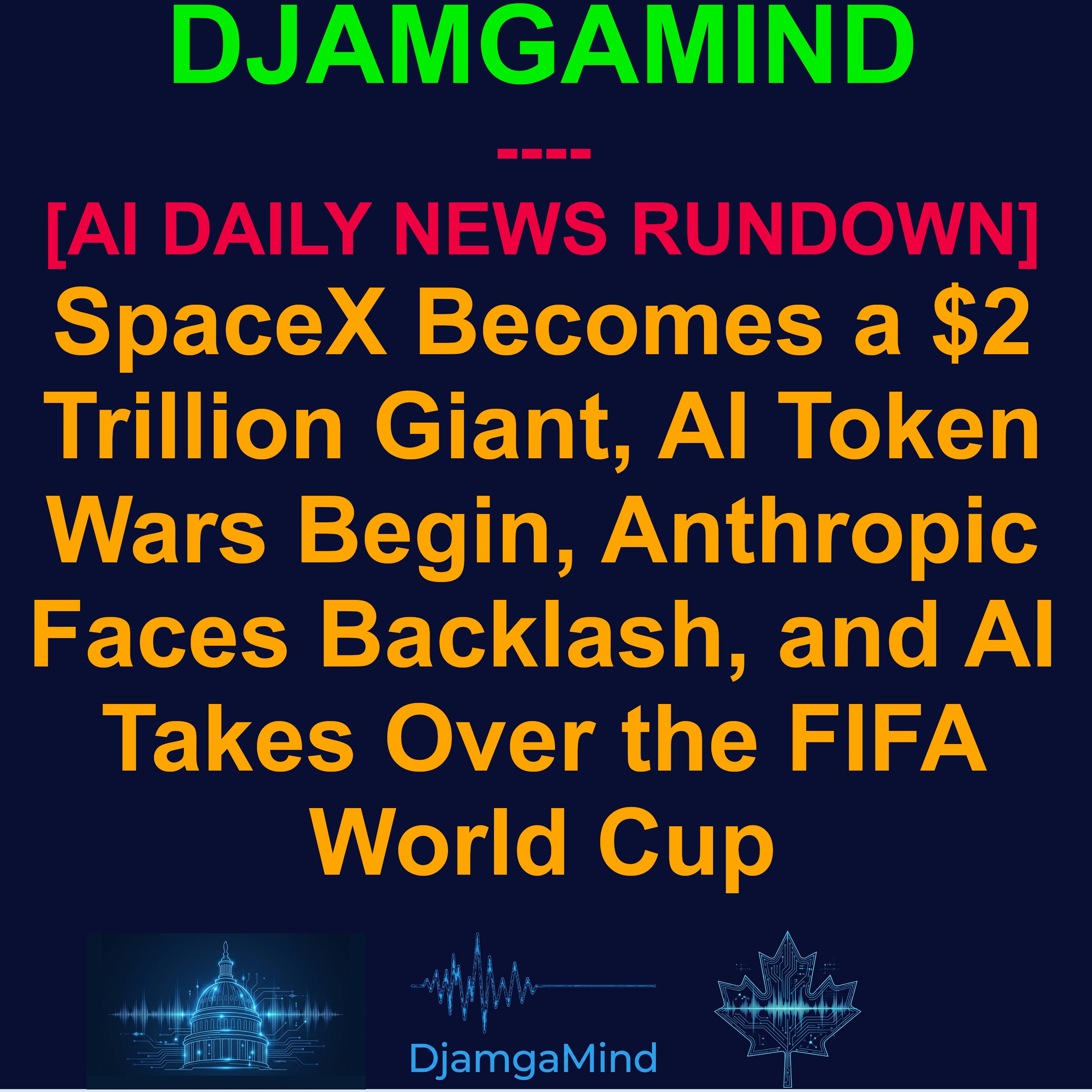 [AI DAILY NEWS RUNDOWN] SpaceX Hits $2T as Musk Becomes First Trillionaire, The $500M Claude Bill, and Bezos's $12B Moving Strategy (June 12, 2026)