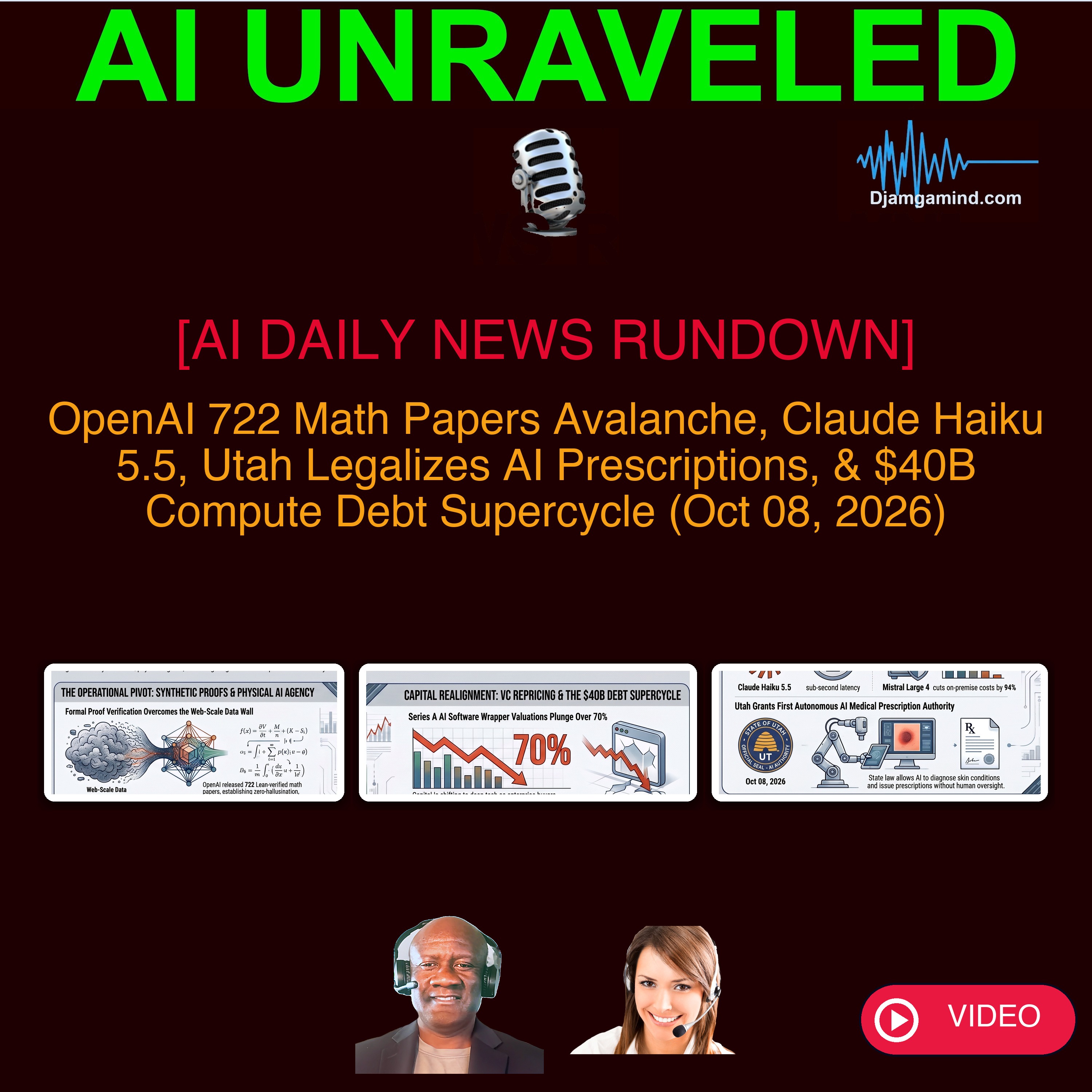 [AI DAILY NEWS RUNDOWN - VIDEO] $1.8B Biohub Virtual Cell Project, OpenAI Automates Math, & SpaceX's $40B Nvidia Bet (Oct 08, 2026)