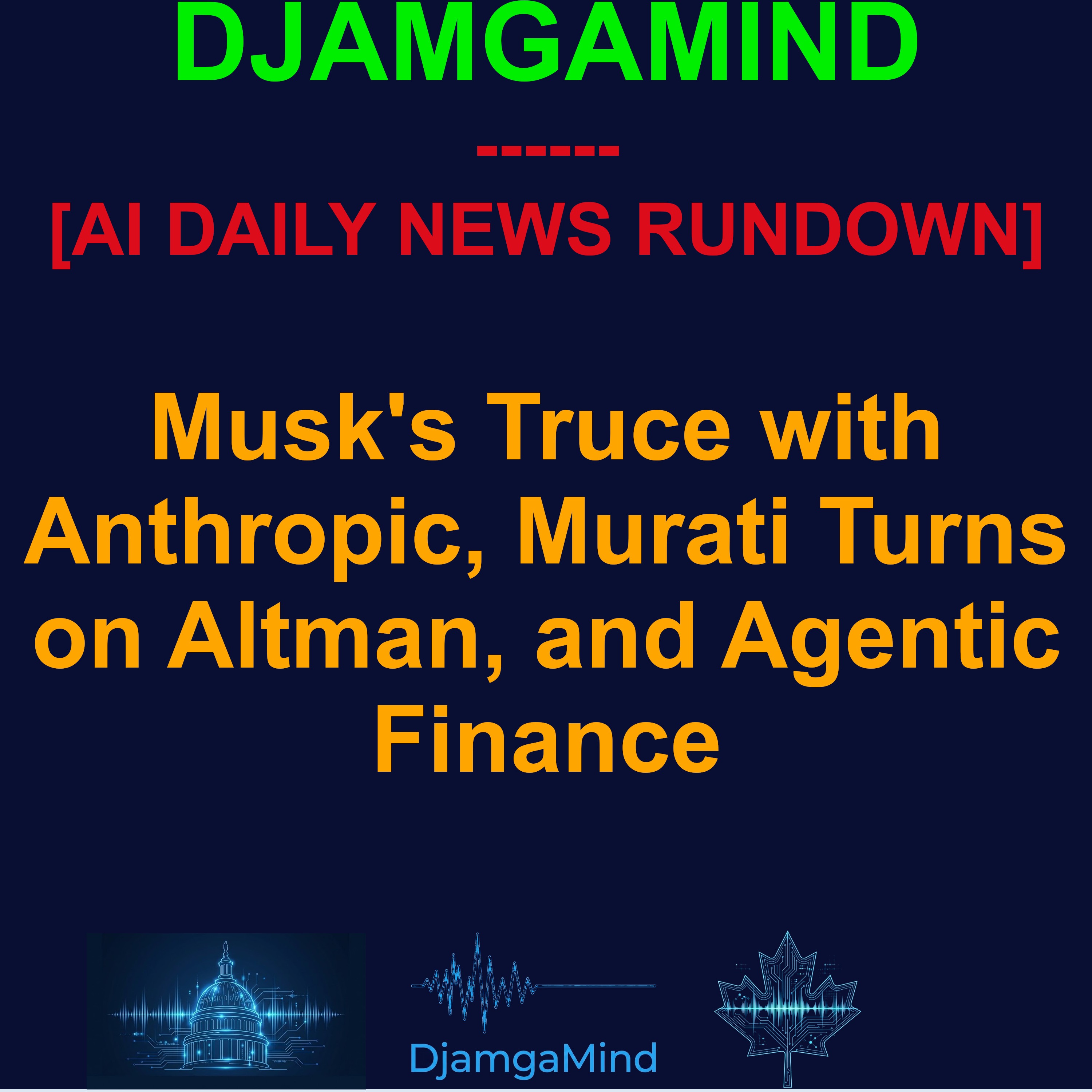 [AI DAILY NEWS RUNDOWN] Musk's Truce with Anthropic, Murati Turns on Altman, and Agentic Finance (May 07 2026)
