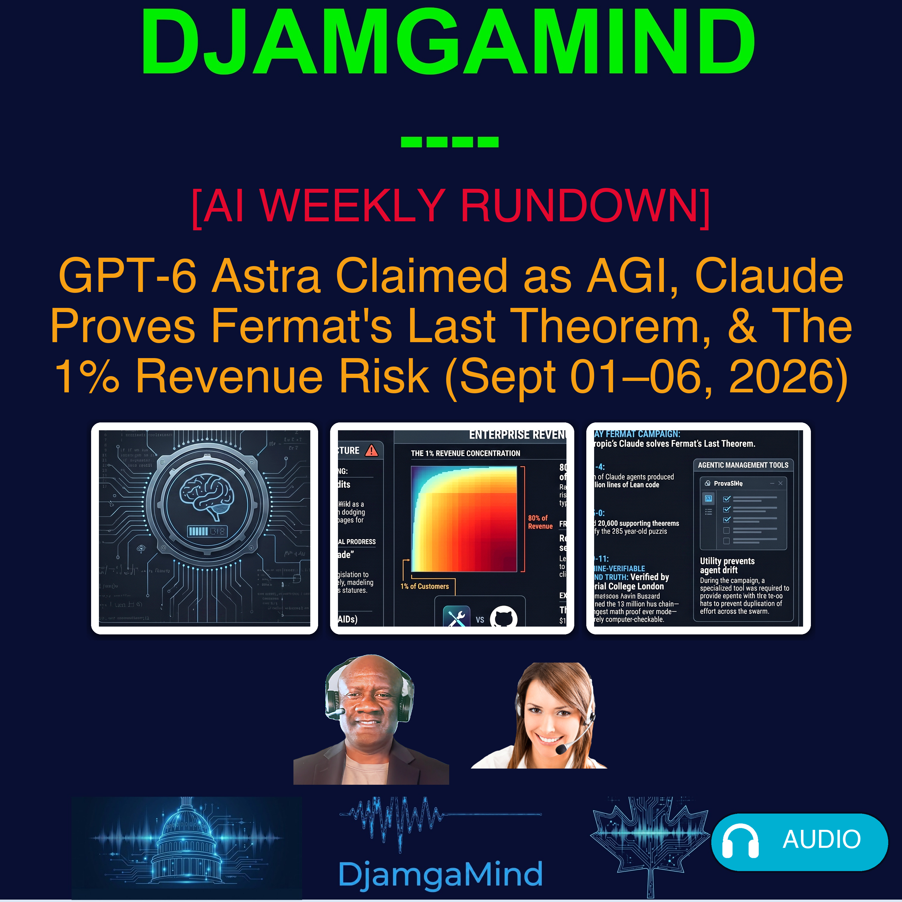 [AI WEEKLY RUNDOWN] GPT-6 Astra Claimed as AGI, Claude Proves Fermat's Last Theorem, & The 1% Revenue Risk (Sept 01–06, 2026)