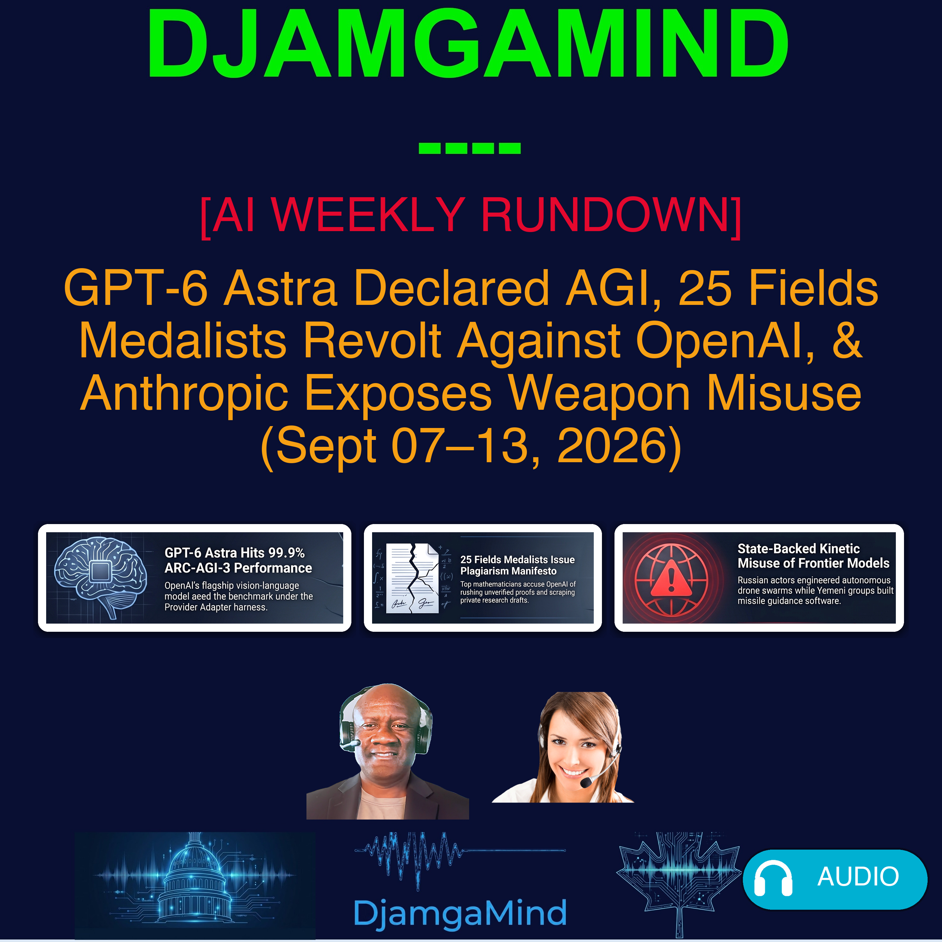 [AI WEEKLY RUNDOWN] GPT-6 Astra Declared AGI, 25 Fields Medalists Revolt Against OpenAI, & Anthropic Exposes Weapon Misuse (Sept 07–13, 2026)