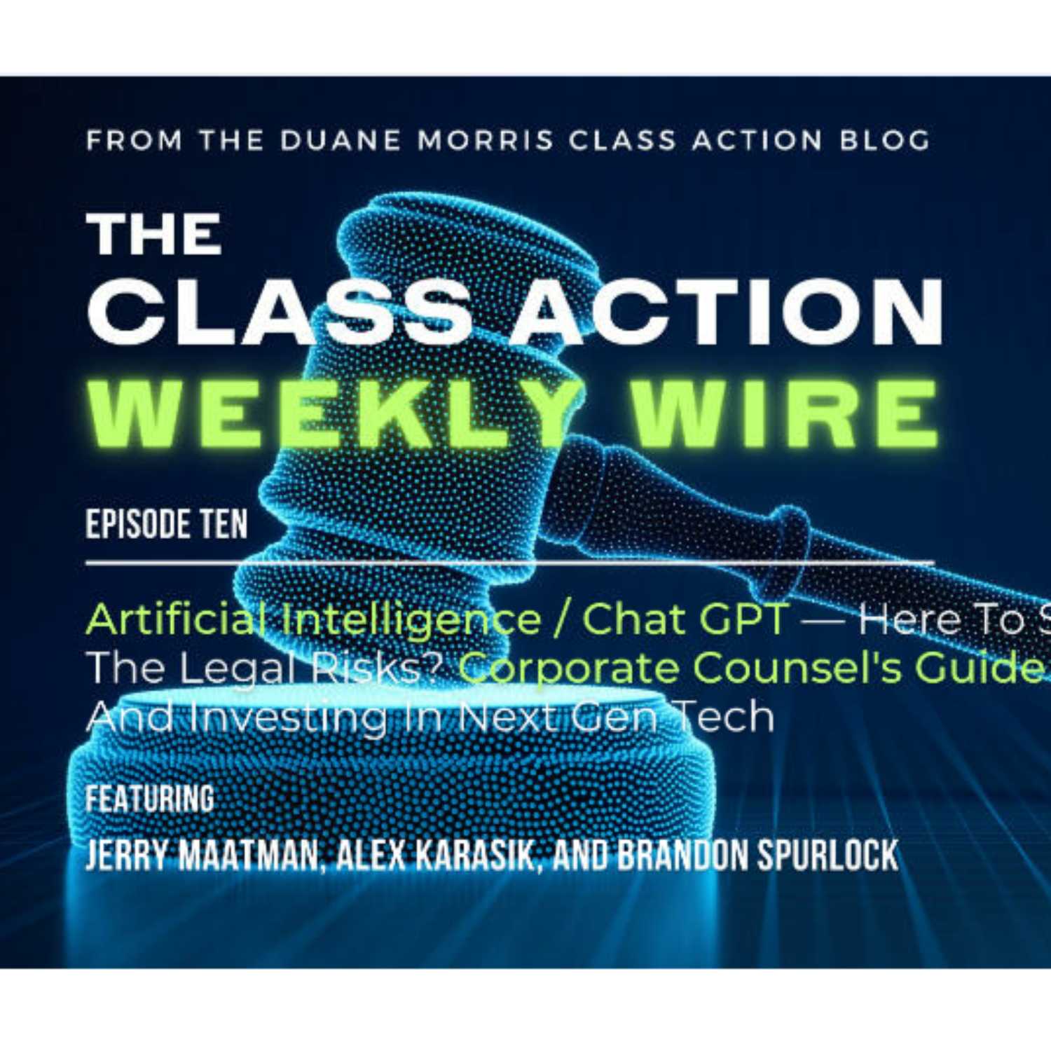 The Class Action Weekly Wire