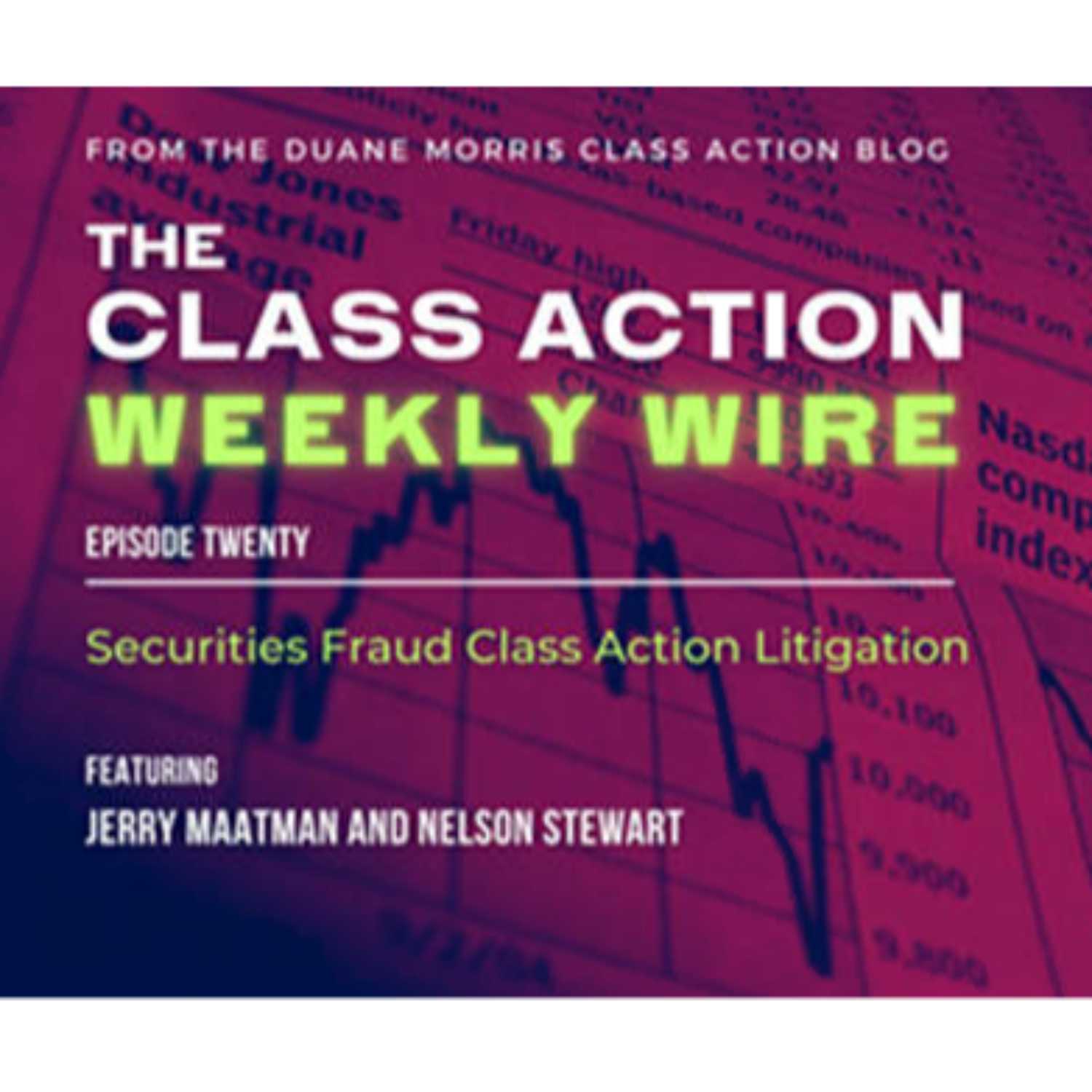 The Class Action Weekly Wire