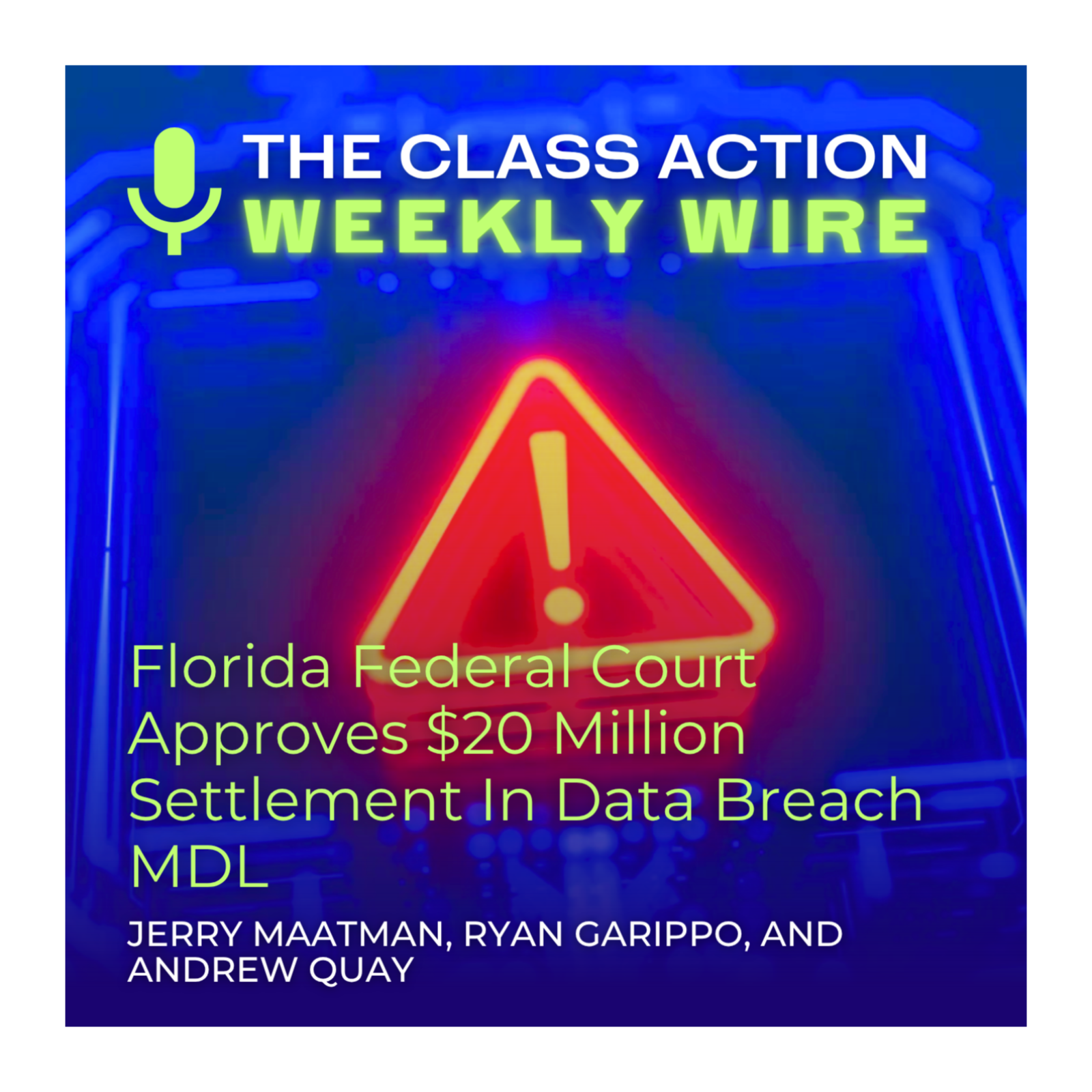 Episode 120: Florida Federal Court Approves $20 Million Settlement In Data Breach MDL episode artwork