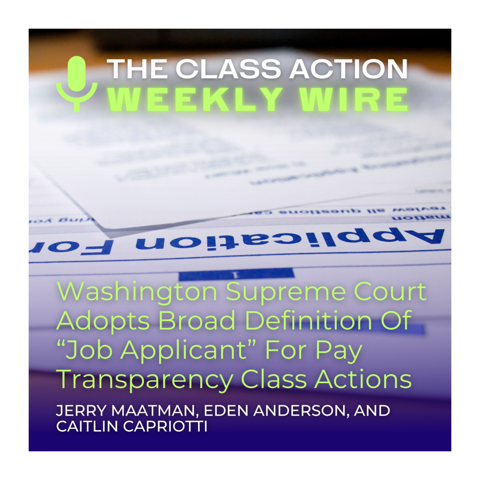 The Class Action Weekly Wire