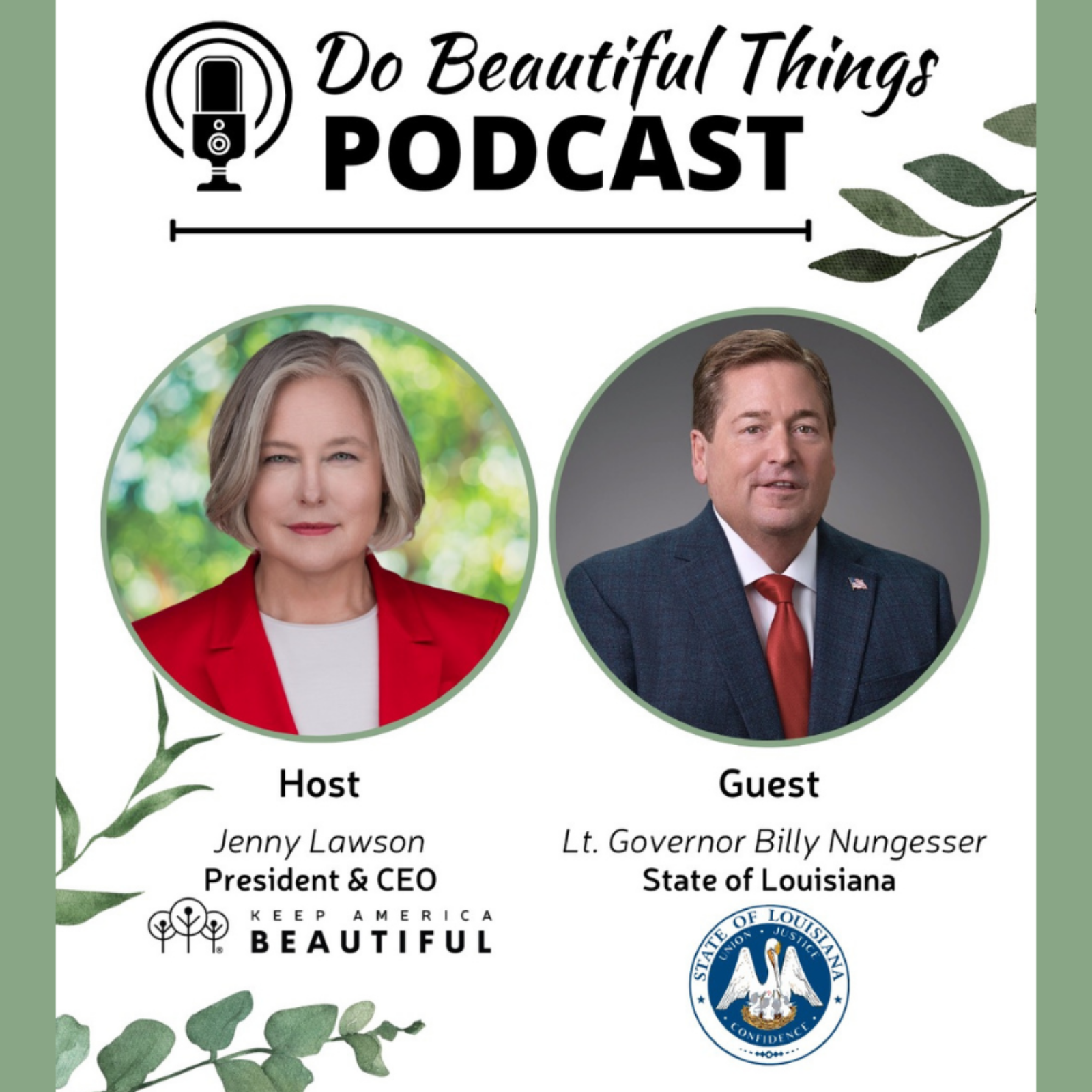 Keep Louisiana Beautiful: Lt. Governor Nungesser on Community, Innovation, and the Fight Against Litter episode artwork
