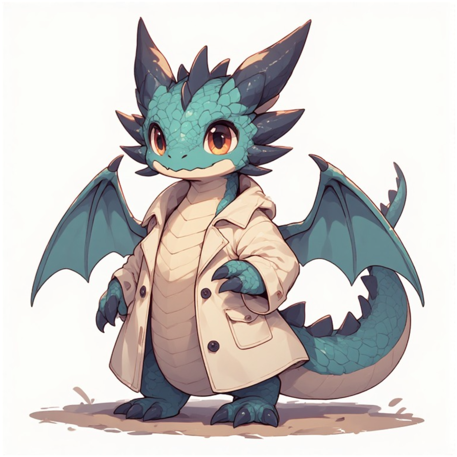 Does the dragon have pockets? cover