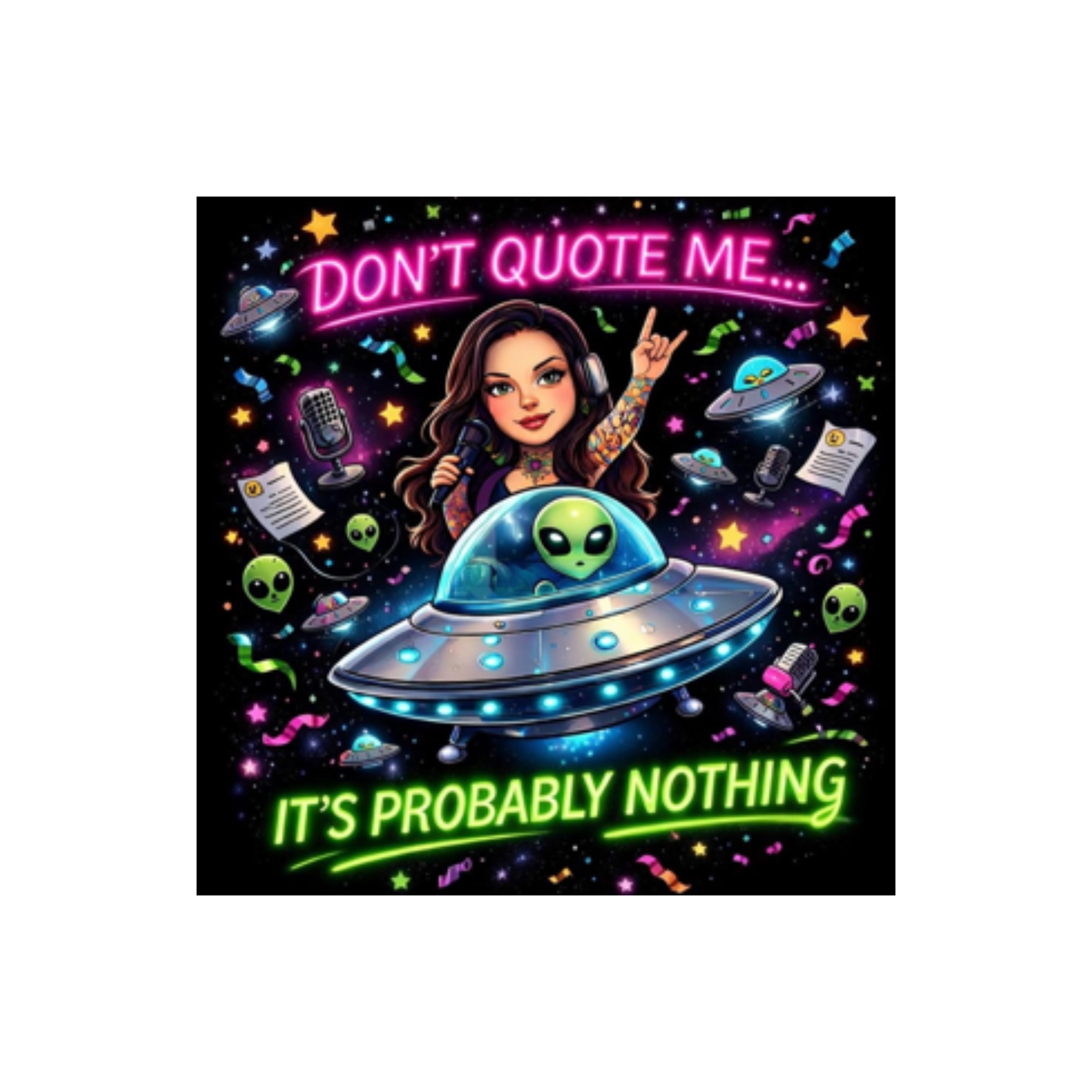 Don't quote me.... It's probably nothing podcast artwork