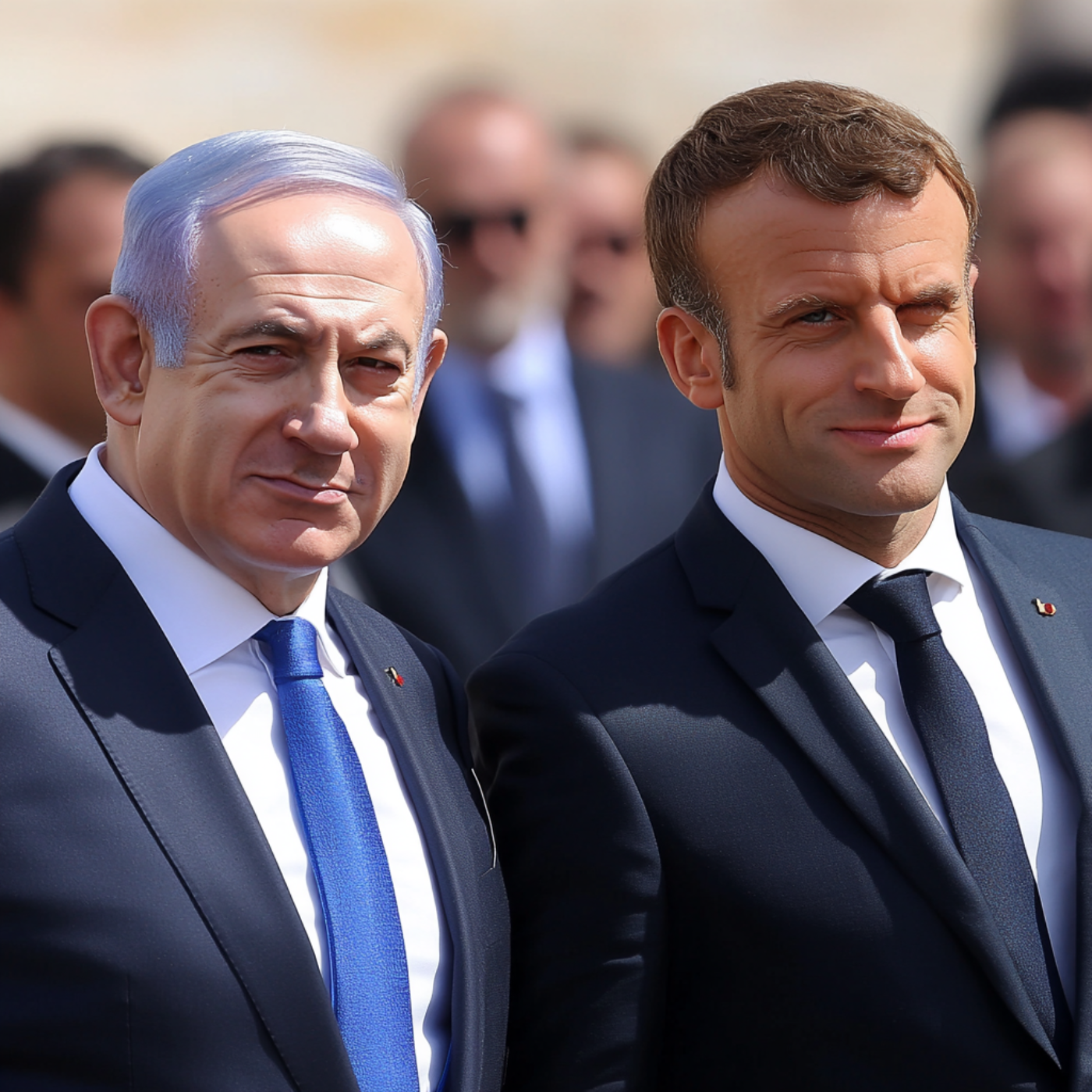 Netanyahu tells Macron that Israel was not created by the UN, but by 'blood of our heroic fighters' episode artwork