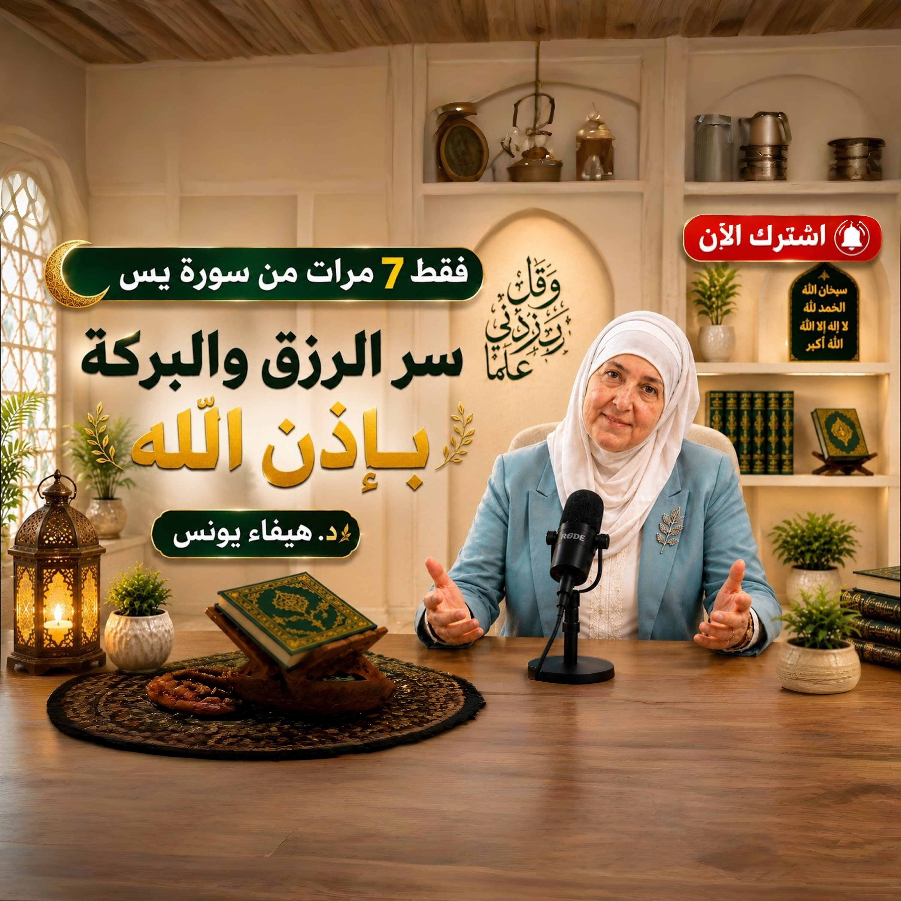 فقط 7 مرات من Surah Ya-Sin | سرّ الرزق والبركة | د.سرّ البركة والطمأنينة في سورة يس | كلمات مؤثرة ردد سورة يس واستشعر السكينة والبركة | د. هيفاء يونس