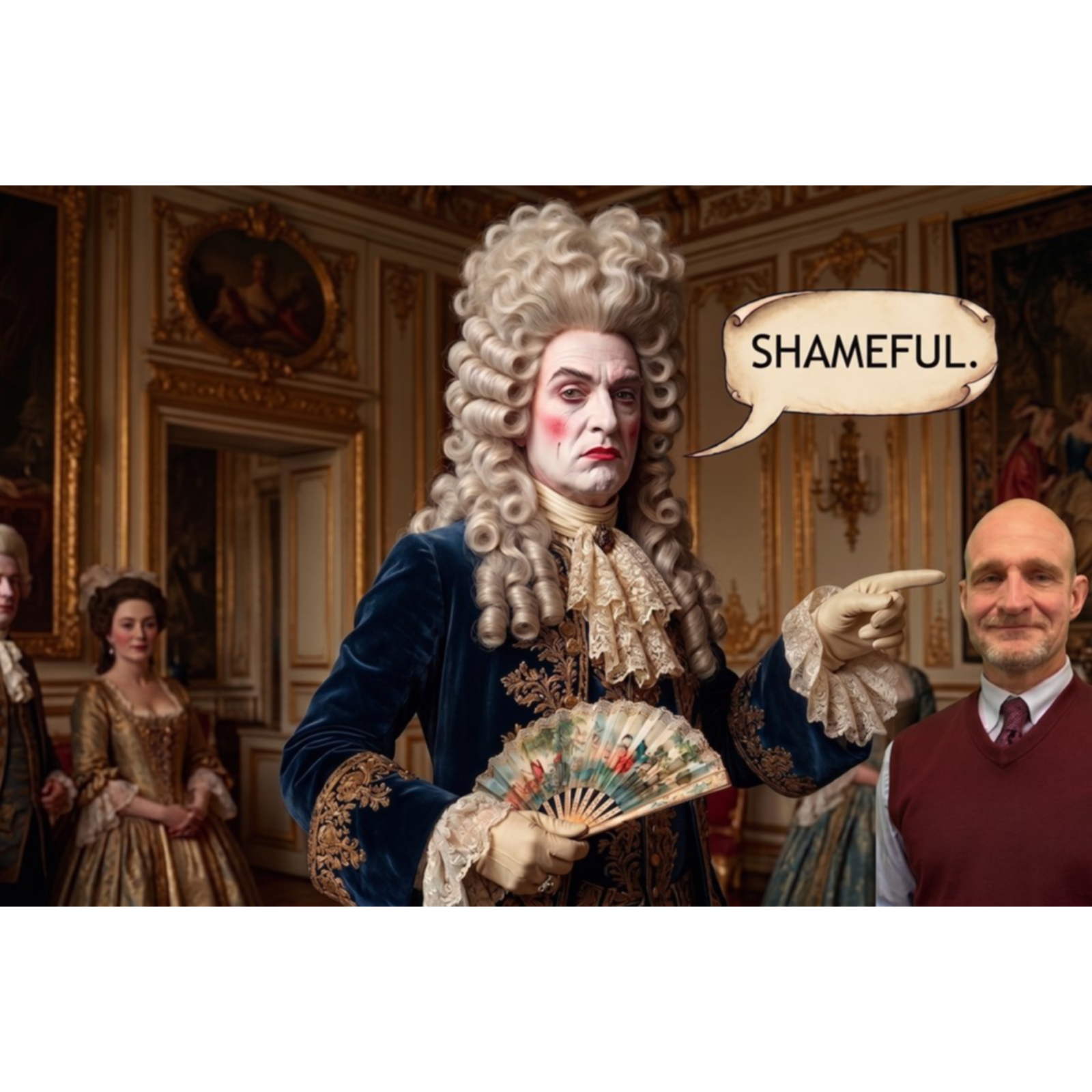Dr. Johnson is Vulgard, Common, and Shameful