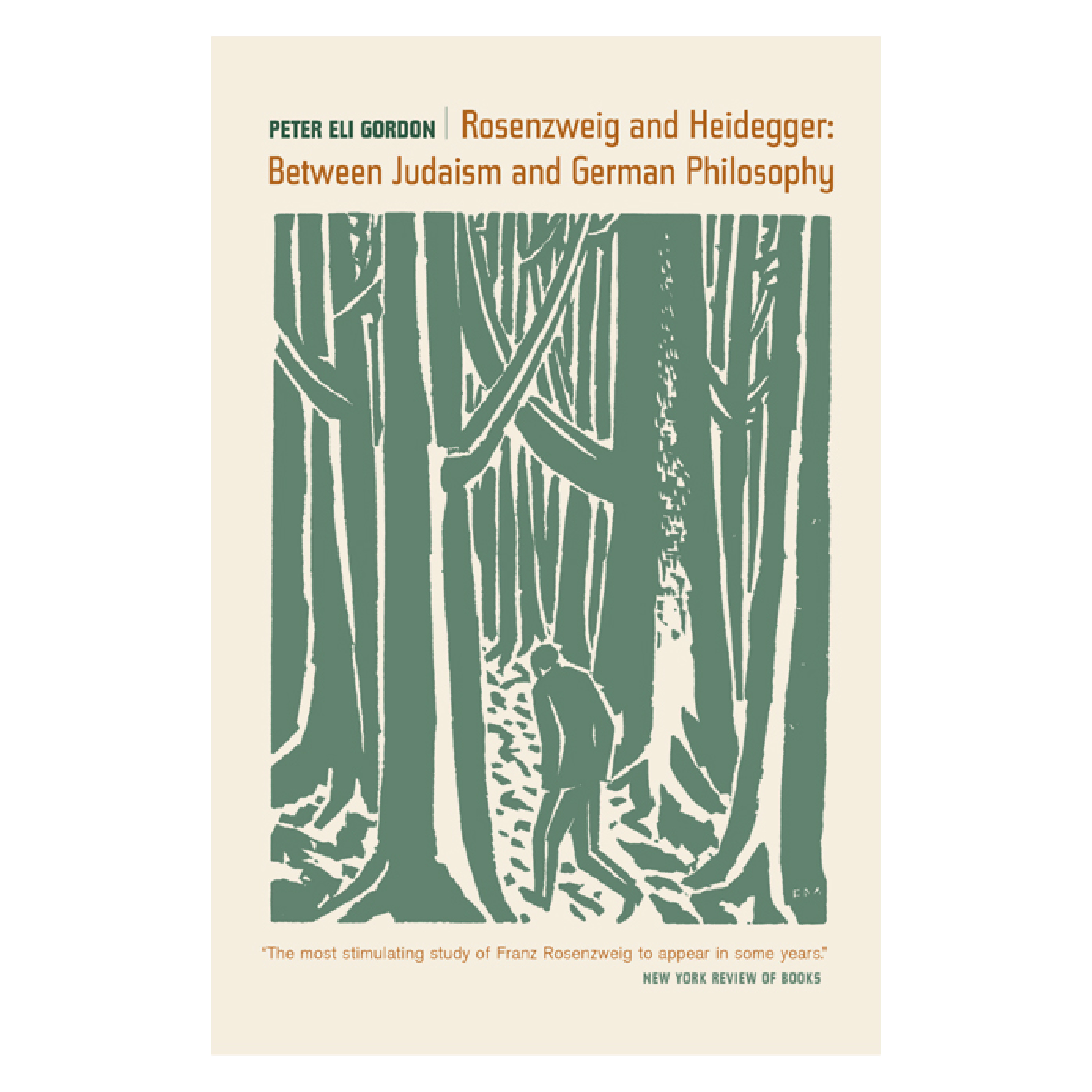 Source cover or first page for Rosenzweig and Heidegger (Peter E. Gordon)