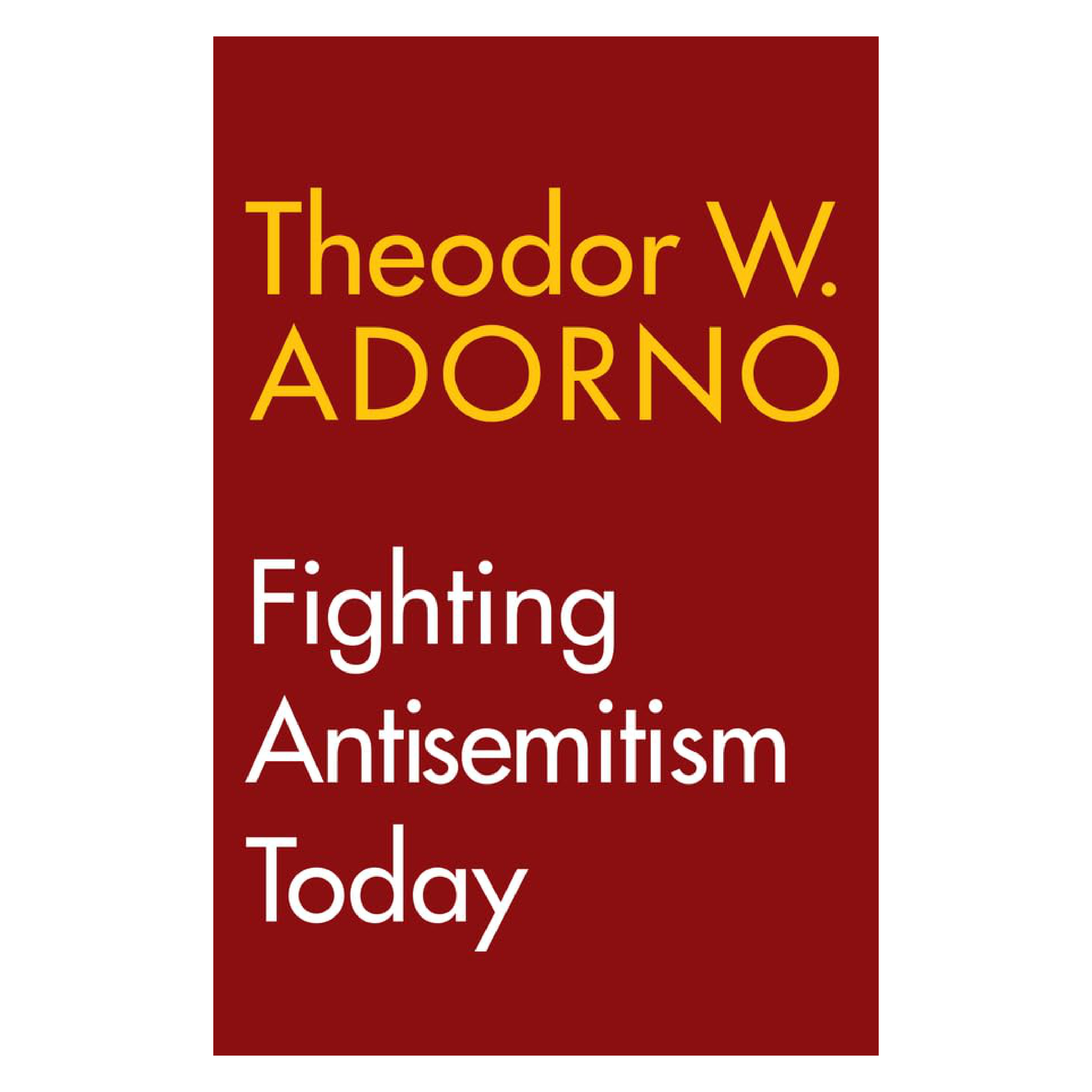 Source cover or first page for Confronting Antisemitism (Adorno)