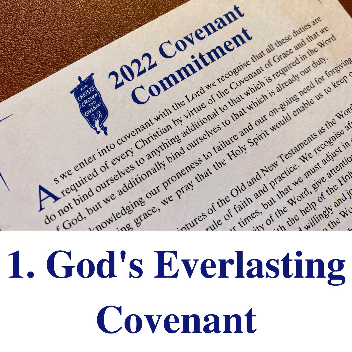 Covenant Renewal, Pt 1: God's Everlasting Covenant episode artwork