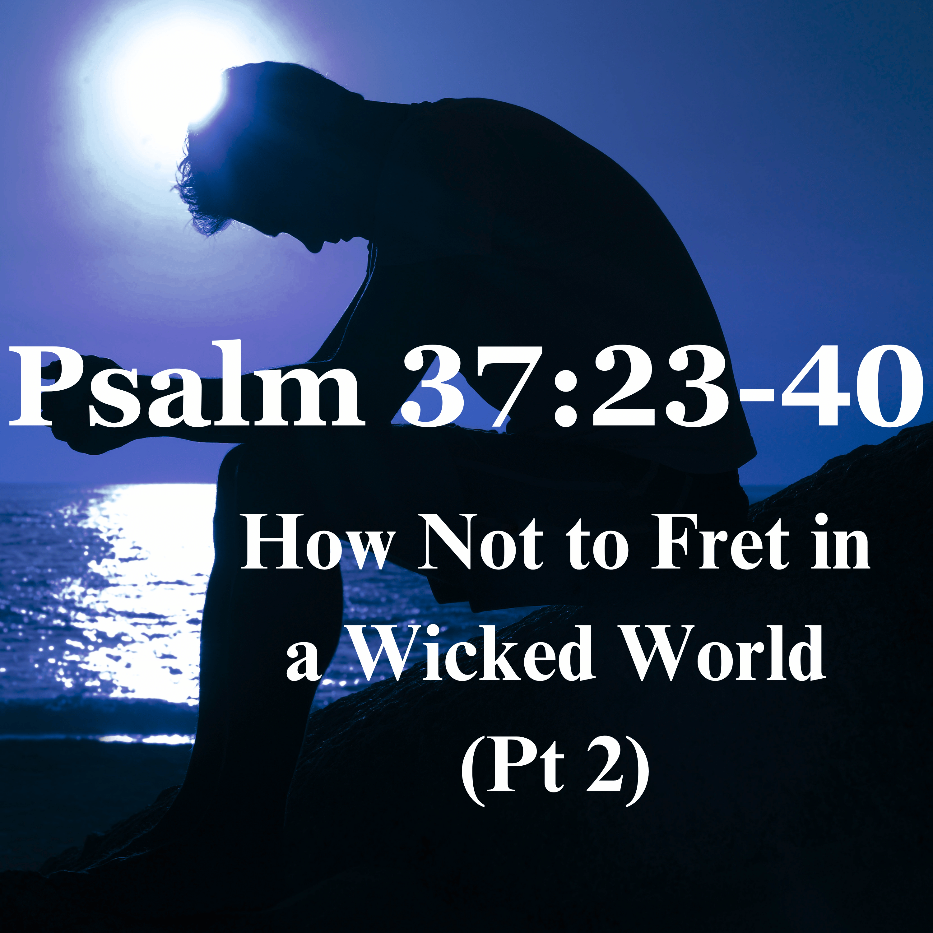 How Not to Fret in a Wicked World (Pt 2) - Psalm 37:23-40 episode artwork