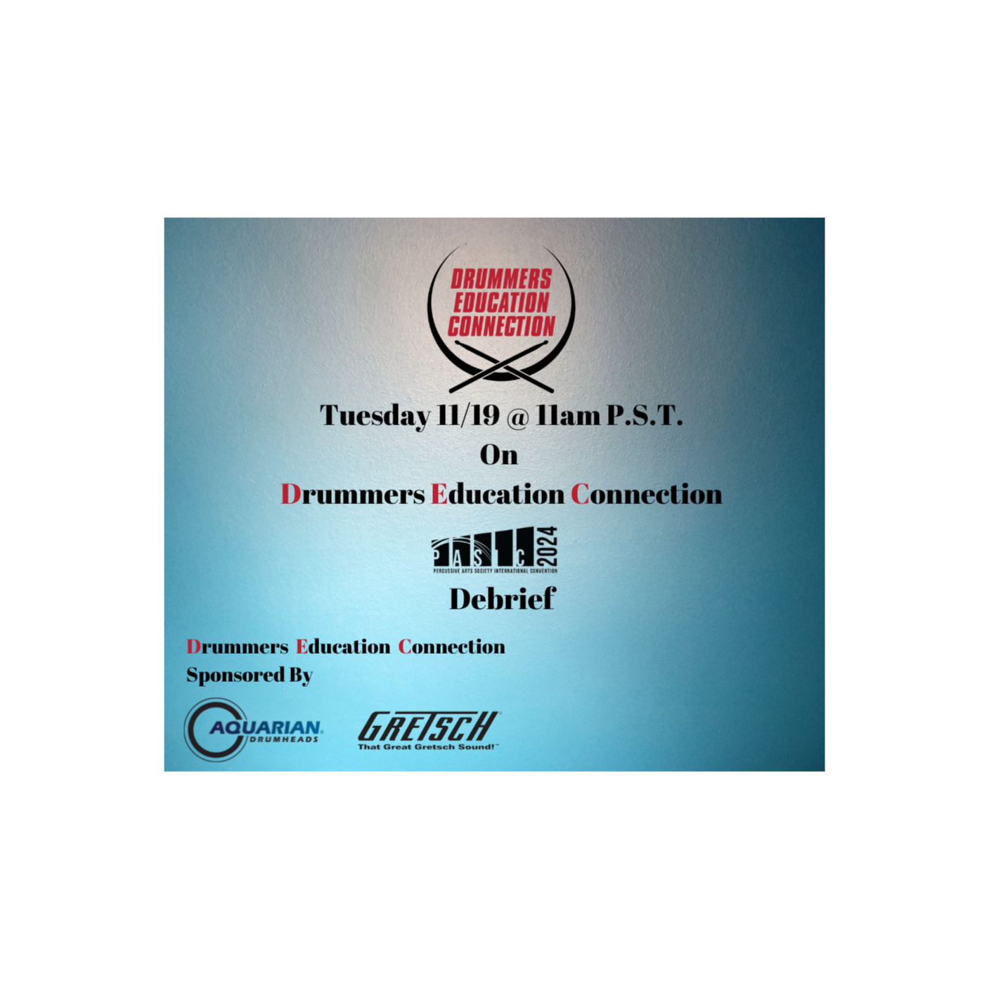 Drummers Education Connection