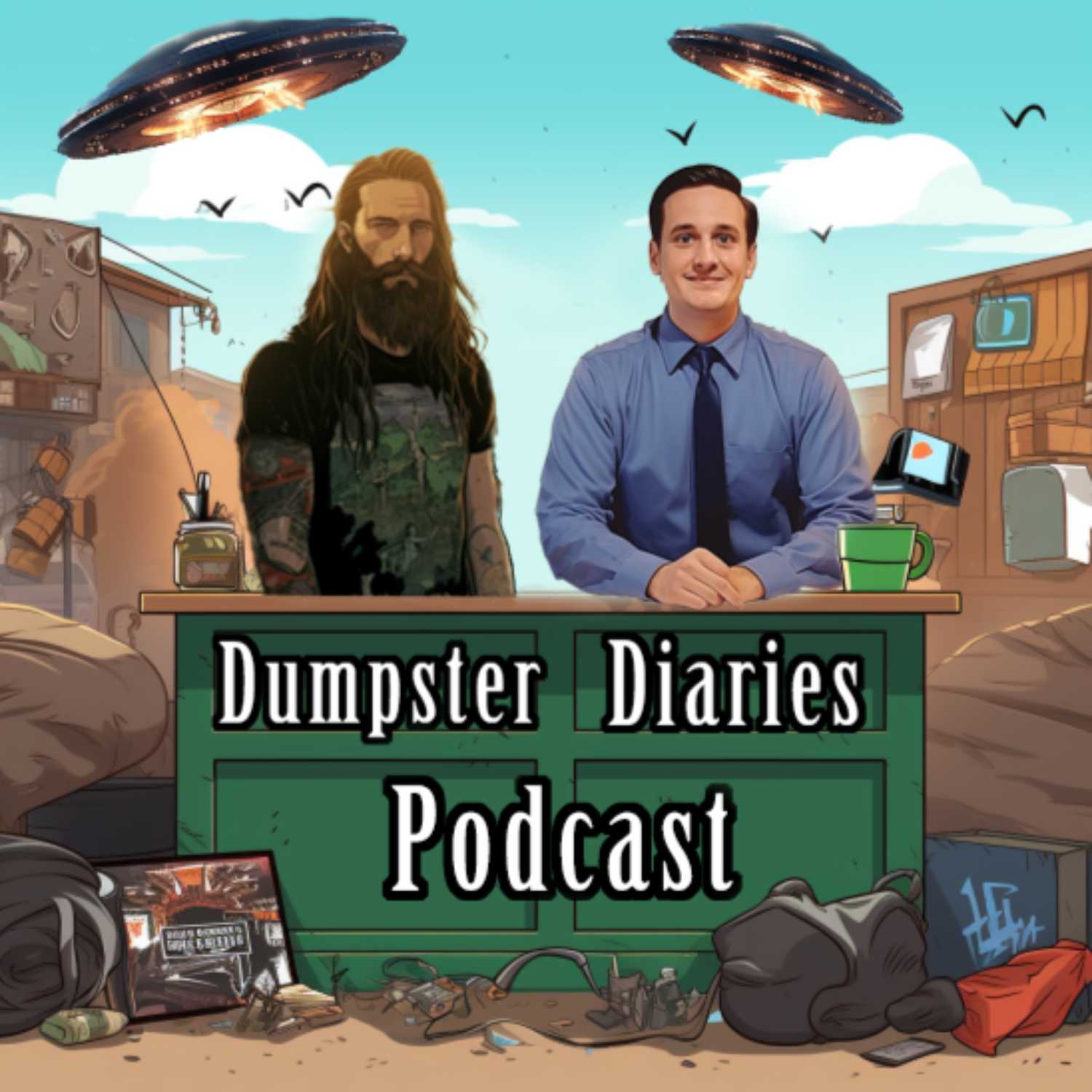 Dumpster Diaries Ep. 24 Irish Immigration, Greta's Thunberg's Anti-Semitism, Chris Christie, AI Holocaust episode artwork