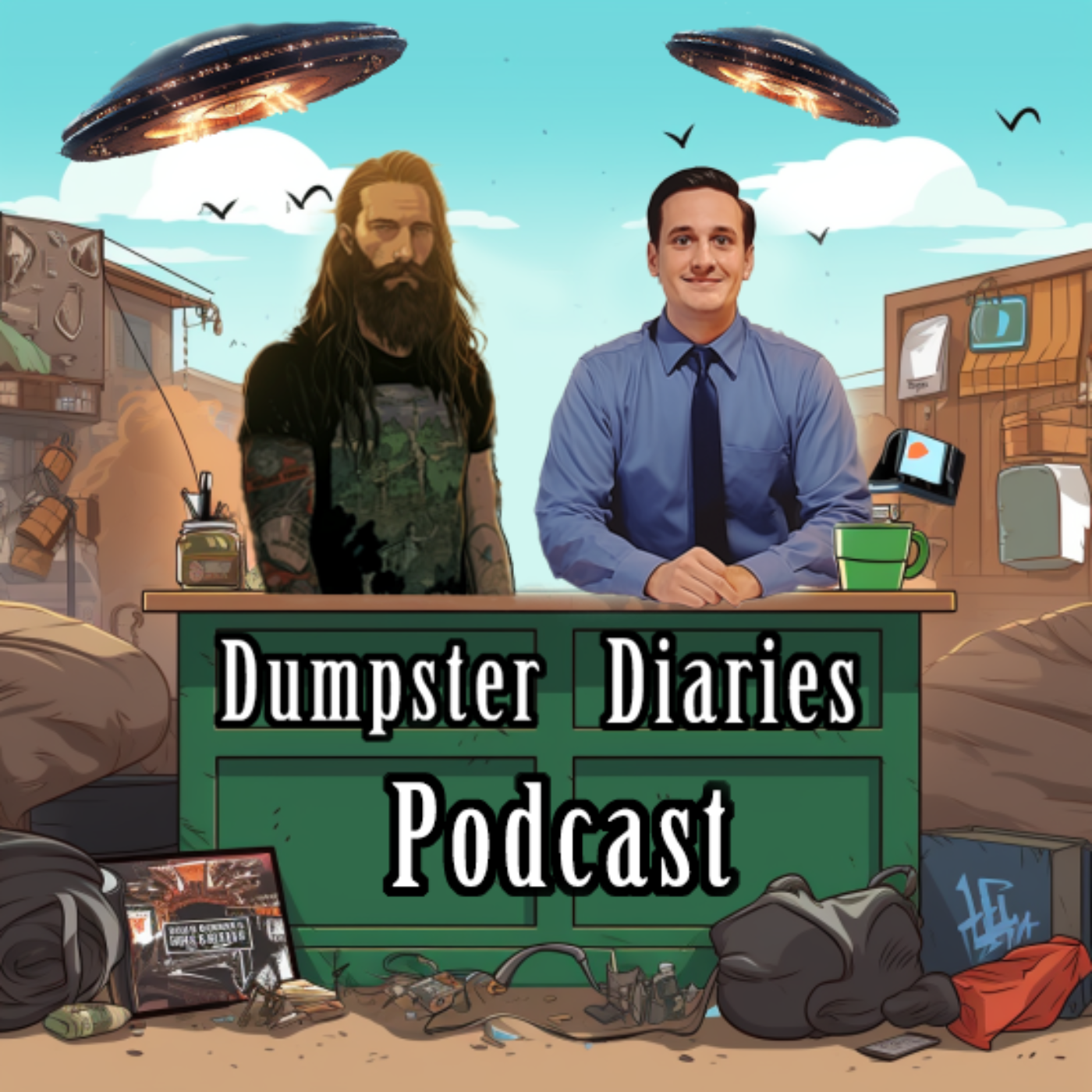 Dumpster Diaries Ep. 46 Dog Vs Cat, Mail - A Dangerous Game, Harvey Weinstein, Student Protests episode artwork