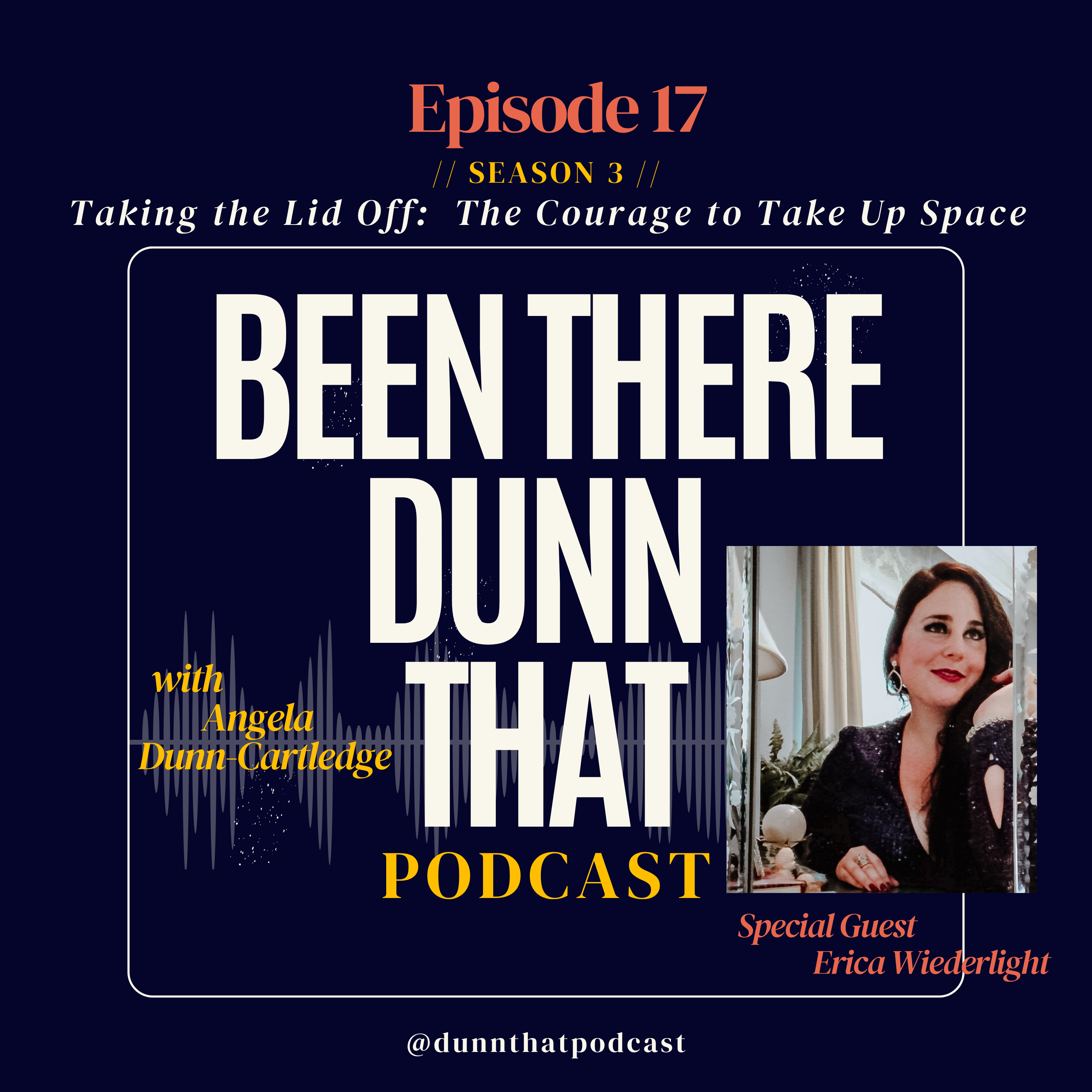 Taking the Lid Off:  The Courage to Take Up Space episode artwork