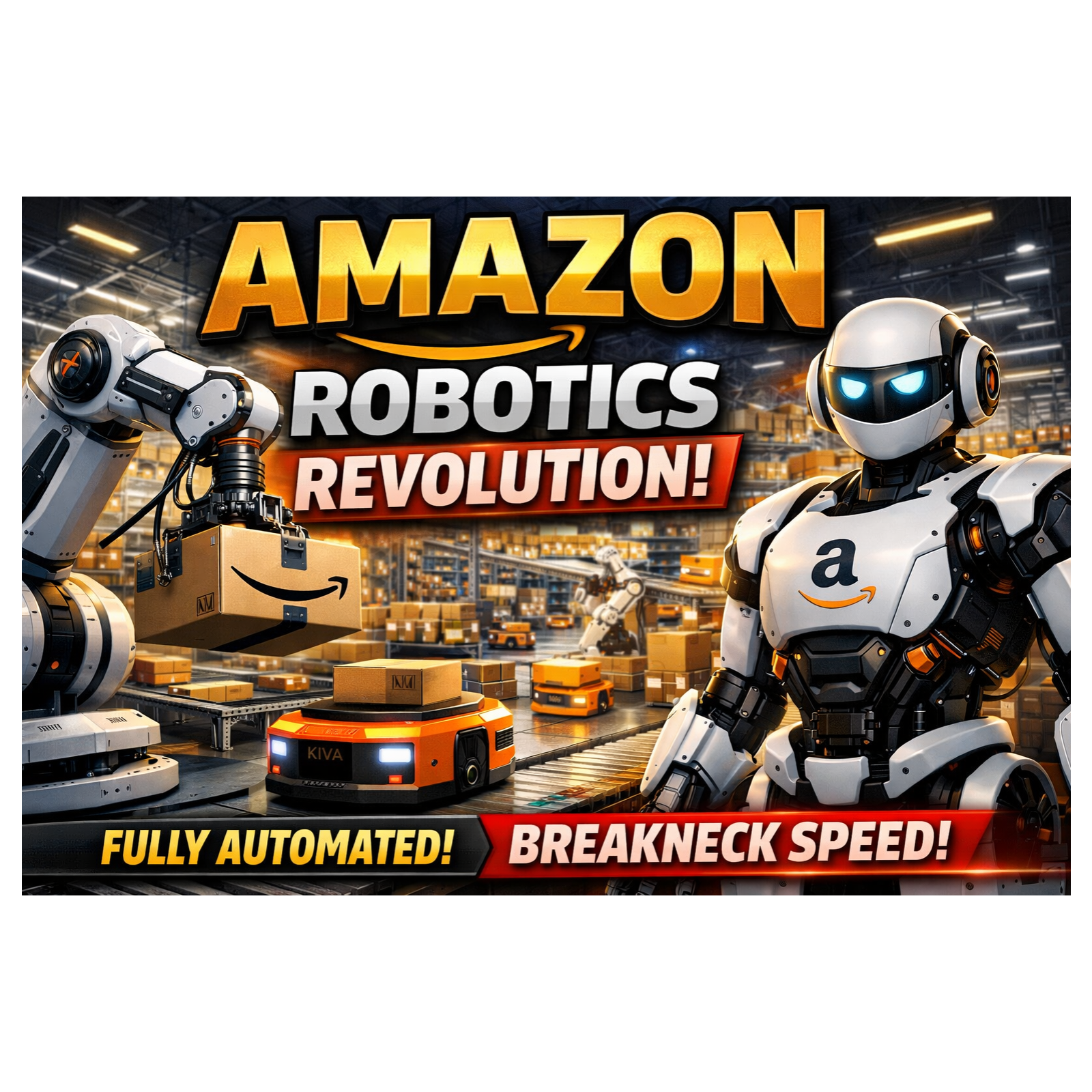 June 1, 2026: Amazon Accelerates E-Commerce Robotics Revolution - Retail Giant's Automated Fulfillment Empire Expands at Breakneck Speed episode artwork