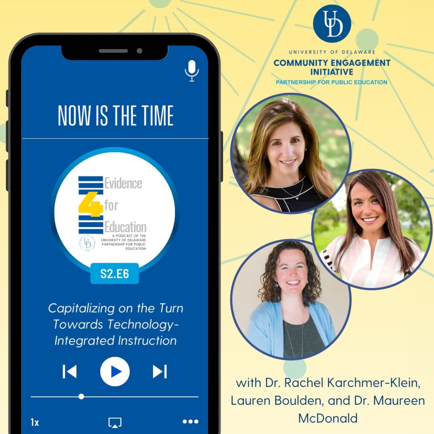 cover of episode Now Is the Time: Capitalizing on the Turn Towards Technology-Integrated Instruction with Dr. Rachel Karchmer-Klein, Lauren Boulden, and Dr. Maureen McDonald