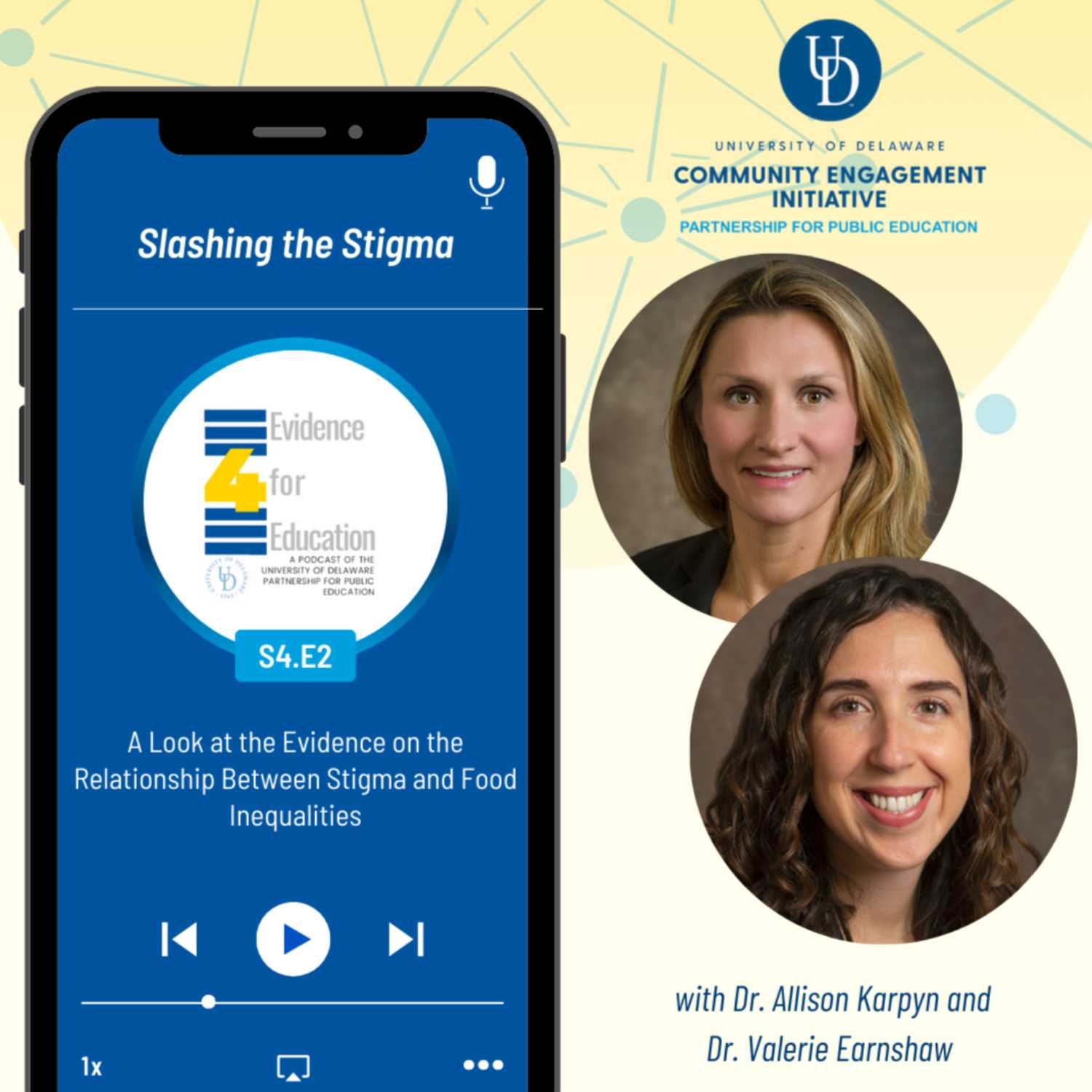 cover of episode Slashing the Stigma: A Look at the Evidence on the Relationship Between Stigma and Food Inequalities with Dr. Allison Karpyn and Dr. Valerie Earnshaw