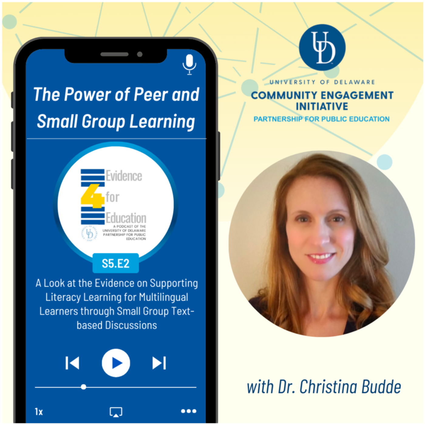 cover of episode The Power of Peer and Small Group Learning: A Look at the Evidence on Supporting Literacy Learning for Multilingual Learners through Small Group Text-based Discussions with Dr. Christina Budde