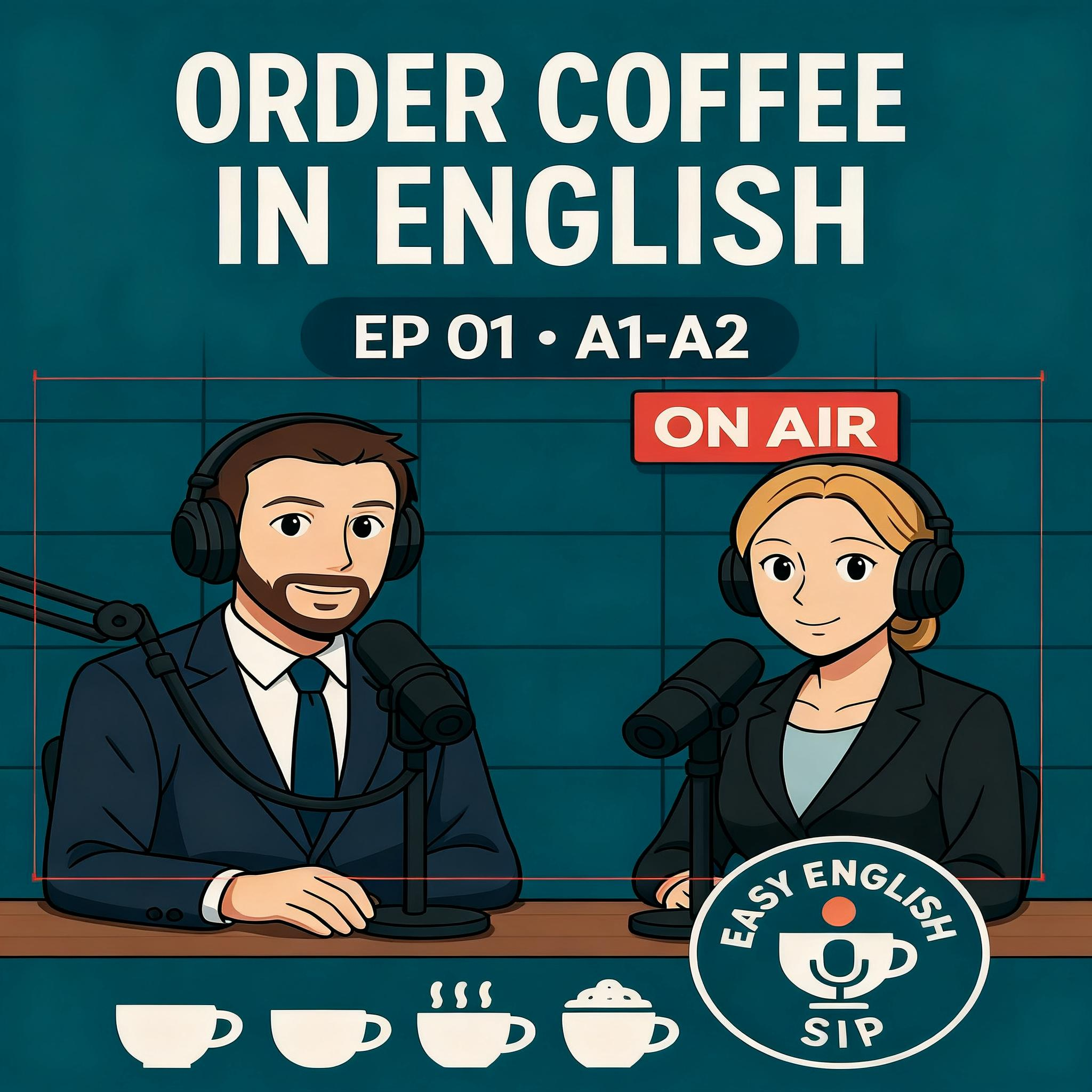 EP01:Order coffee in English — A1 to A2, let’s go! episode artwork