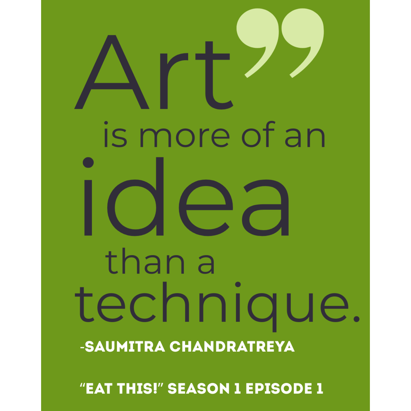 Saumitra Chandratreya | "Art is more of an idea than a technique." episode artwork