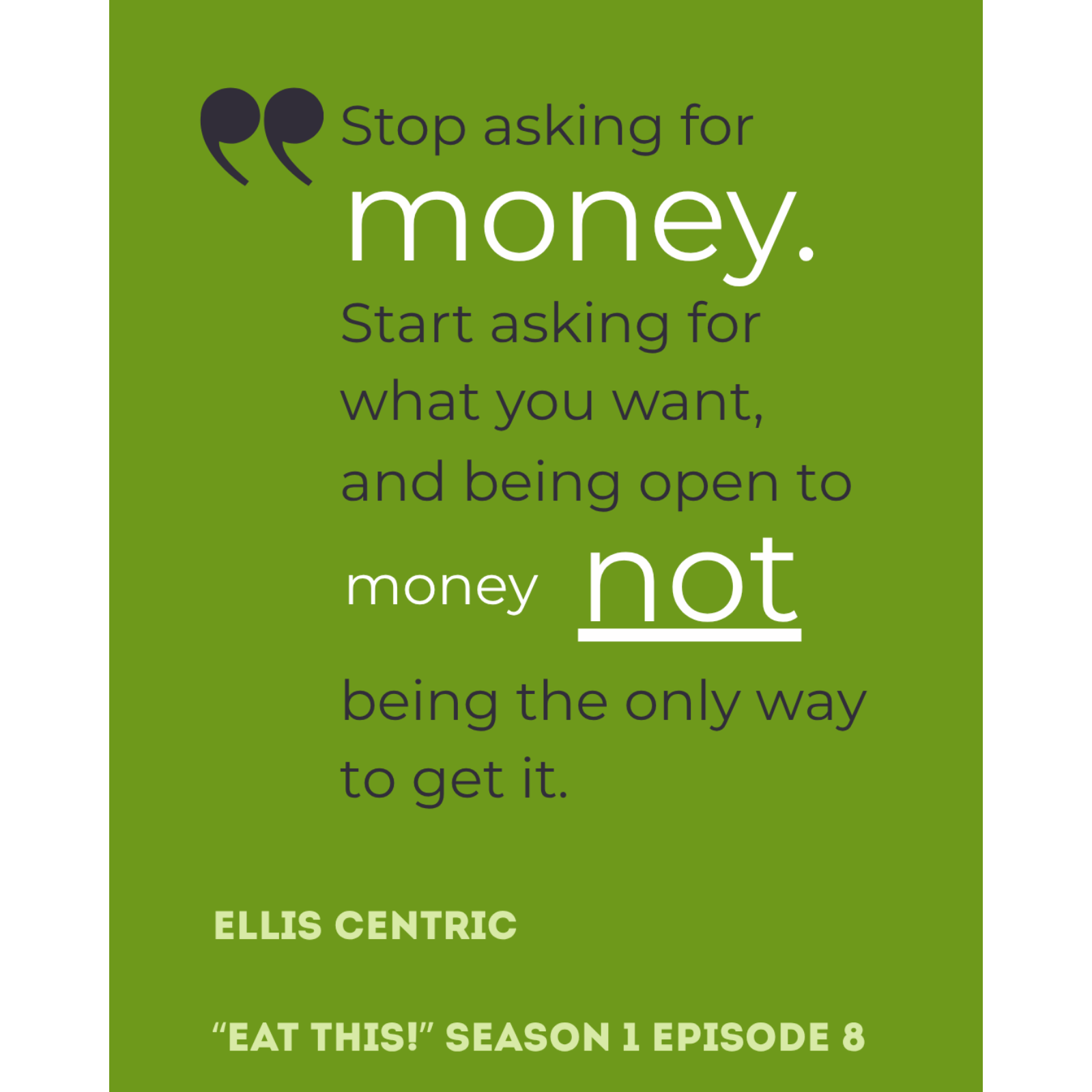 Ellis Centric | Money Isn't Real, Your Artist Self Is episode artwork