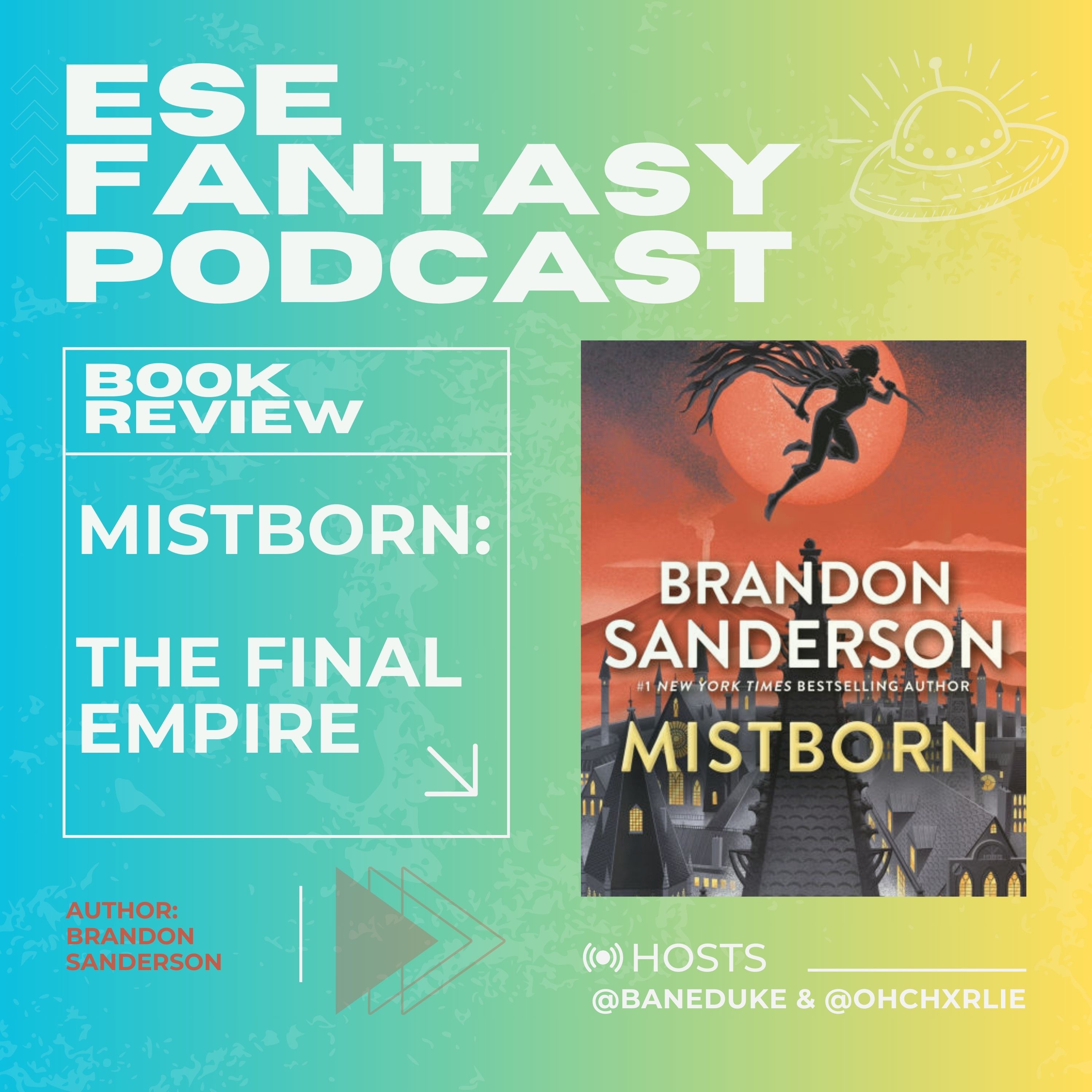 Book Review: Mistborn: The Final Empire by Brandon Sanderson (Cosmere)