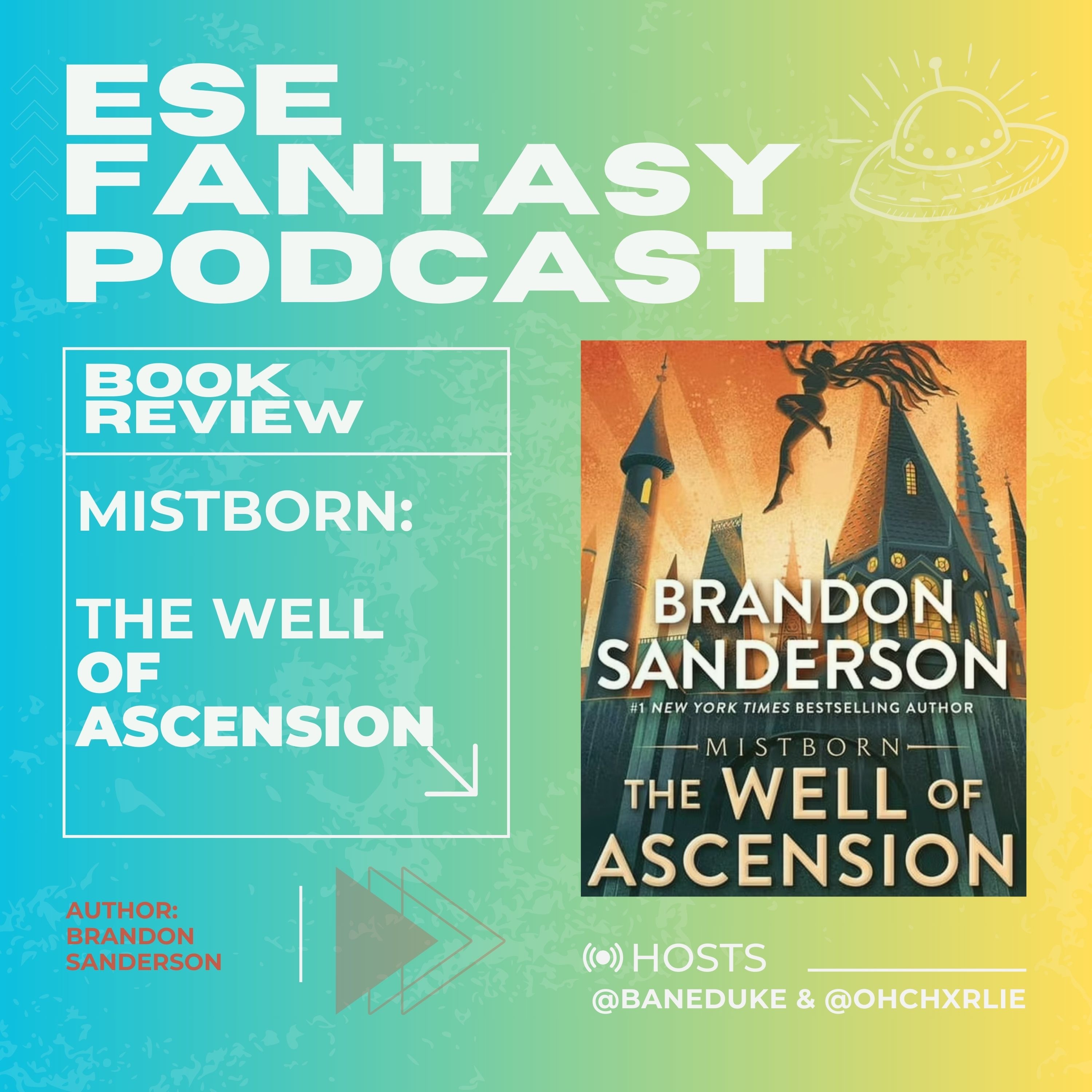 Book Review: Mistborn: The Well of Ascension by Brandon Sanderson (Cosmere)