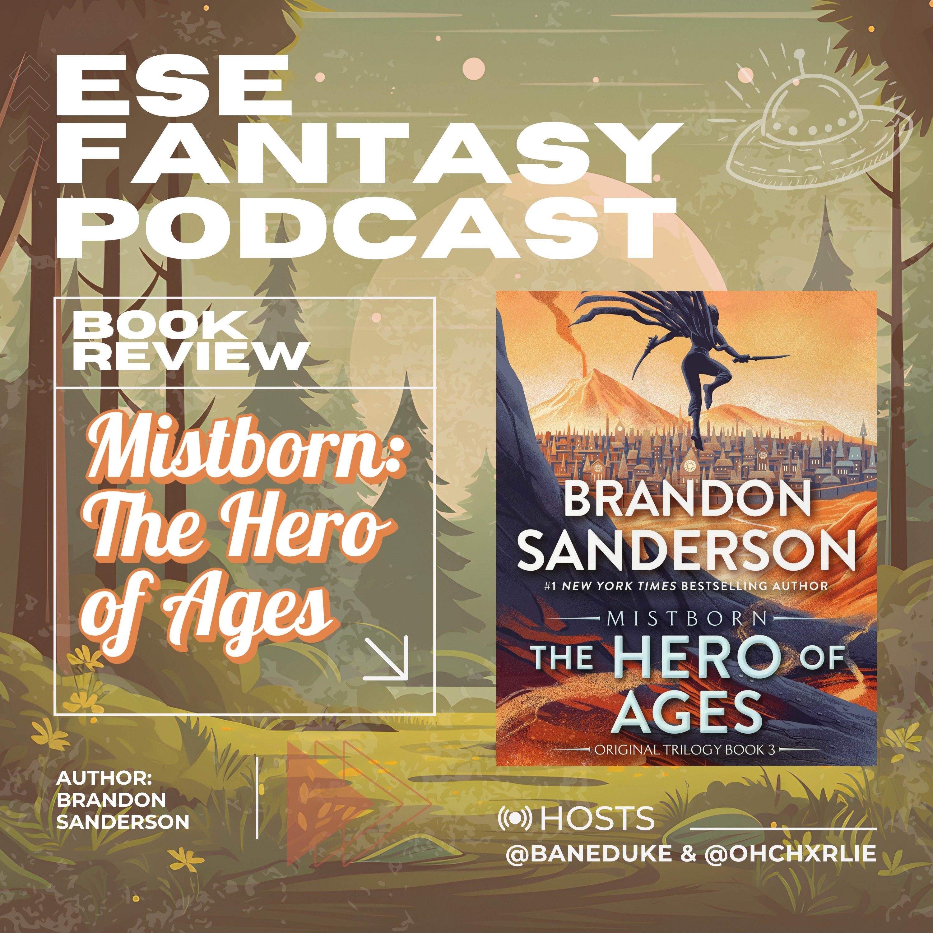 Book Review: Mistborn: The Hero of Ages by Brandon Sanderson (Cosmere)