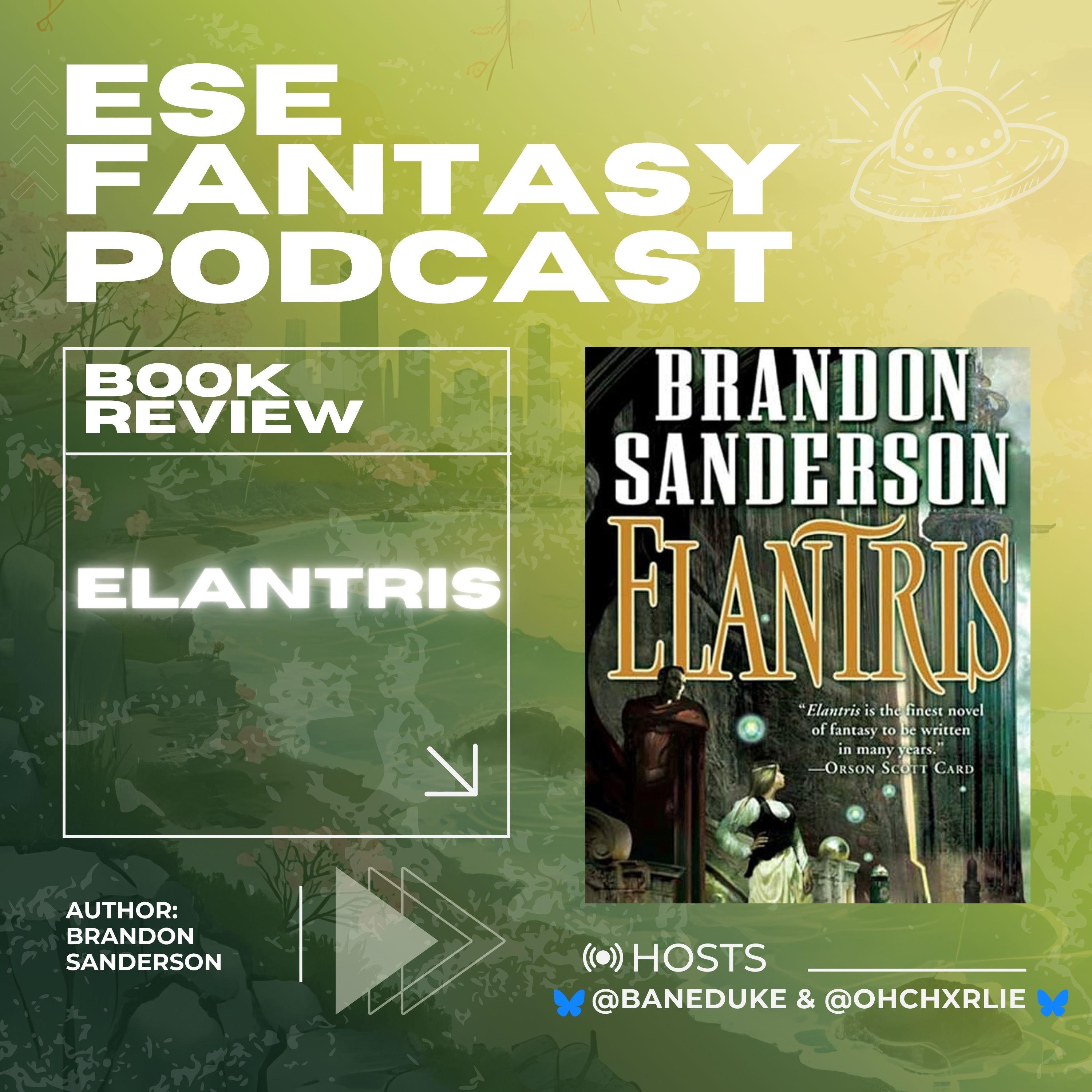 Book Review: Elantris by Brandon Sanderson (Cosmere)
