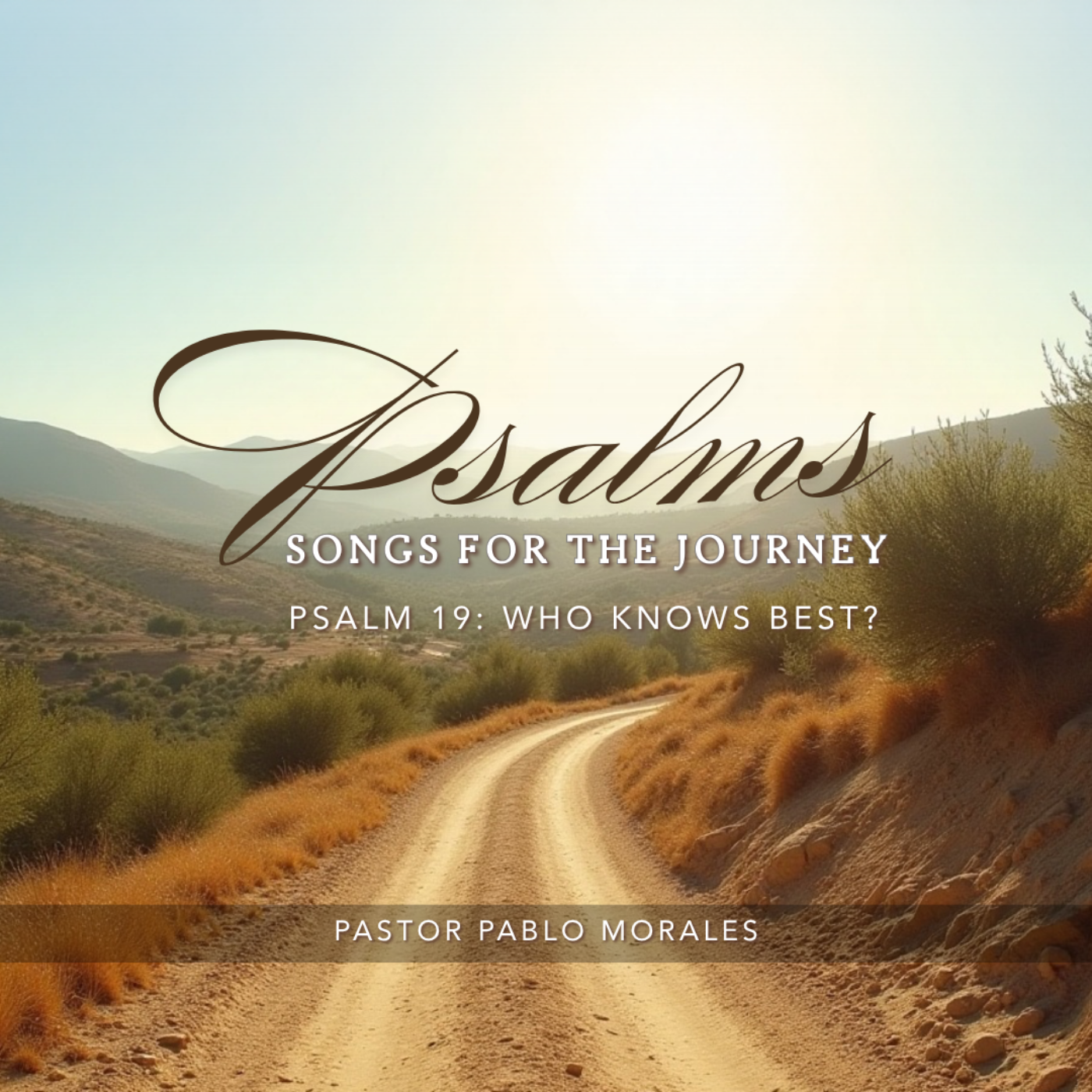 Psalms - Songs for the Journey: Psalm 19 - Who Knows Best? | Pastor Pablo Morales episode artwork