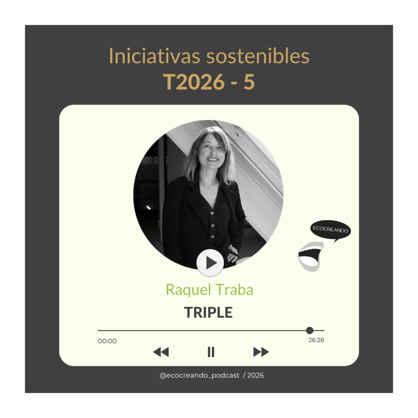 TRIPLE - Raquel Traba - Iniciativas Sostenibles episode artwork