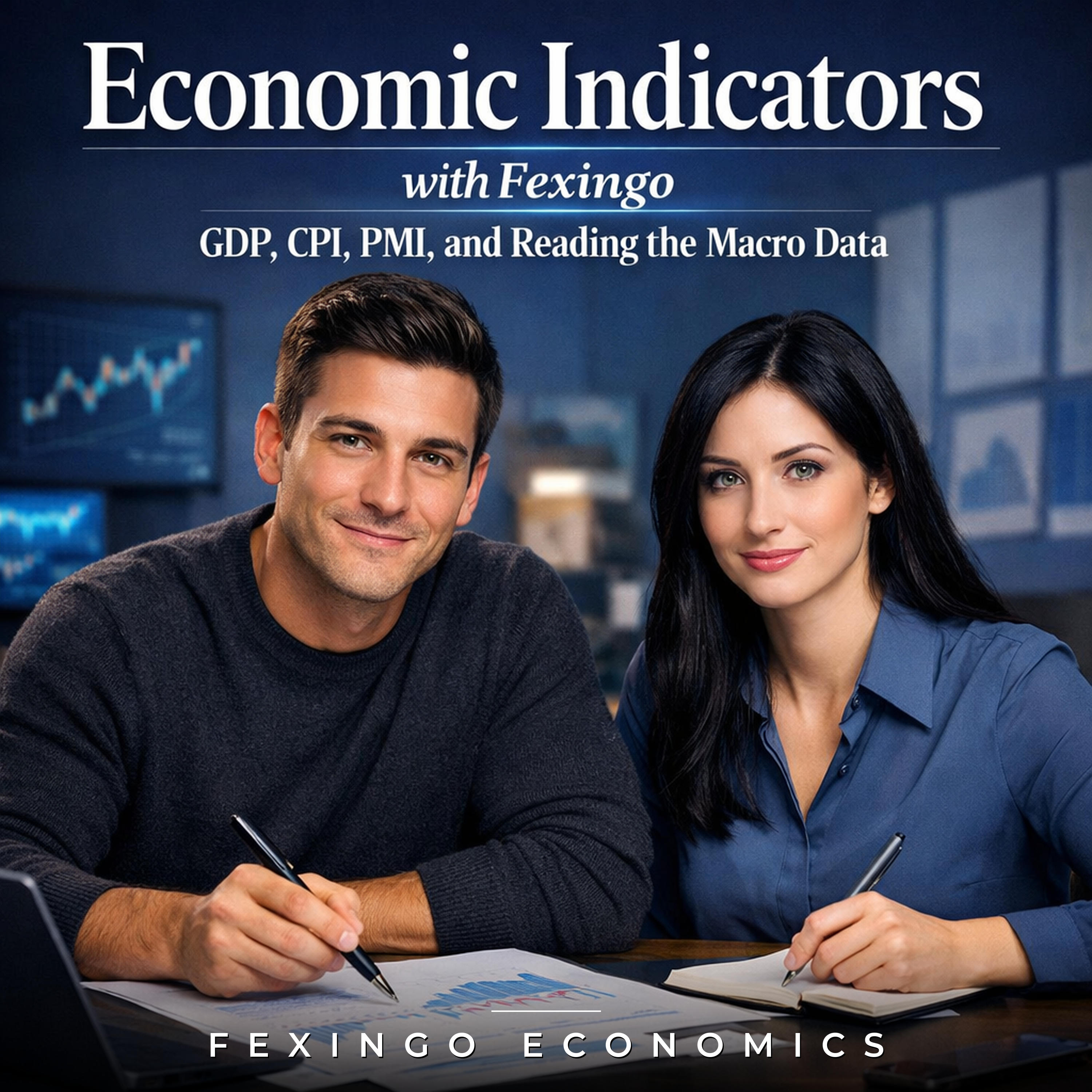 Economic Indicators with Fexingo: GDP, CPI, PMI, and Reading the Macro Data podcast artwork