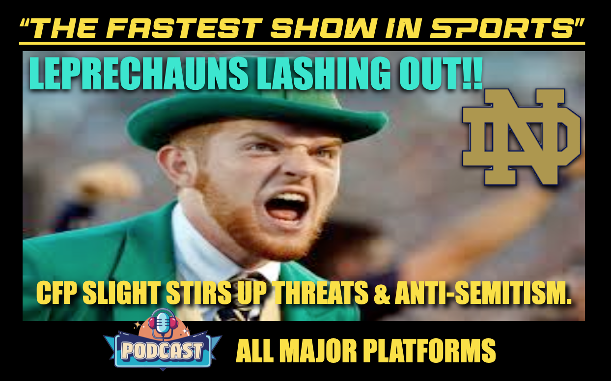 FIGHTING IRISH ANGER SPILLS INTO THREATS: Insulted Notre Dame fans lash out at criticism. episode artwork