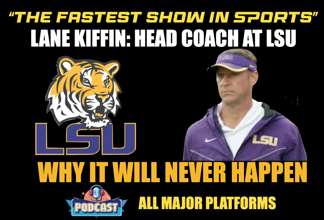 LANE KIFFIN KNOWS LSU CAN'T BE TRUSTED: Petty fight with Brian Kelly over money a bad look. episode artwork