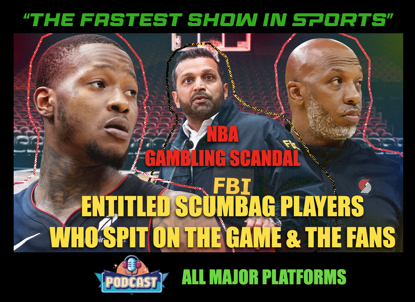 NBA PLAYERS SPIT ON THE GAME & THE FANS: Gambling scandal proves it's all about them & their greed. episode artwork