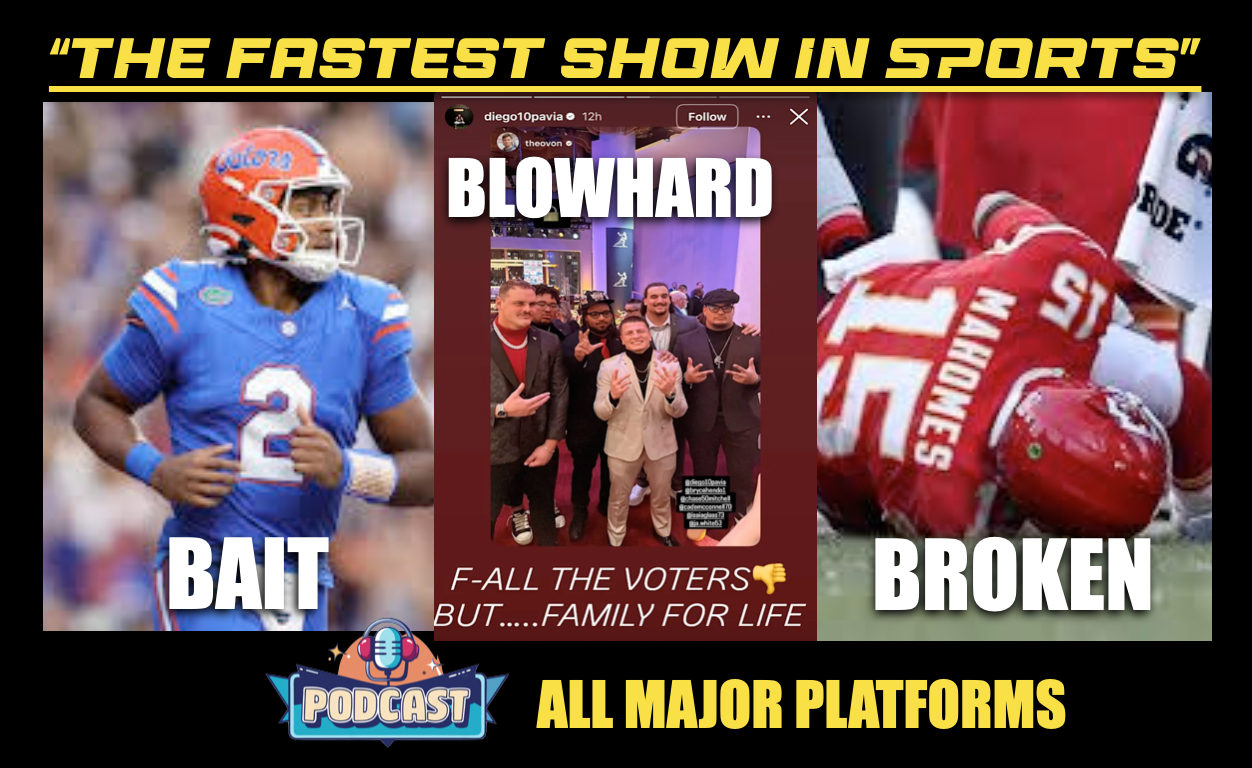 Diego Pavia the Punk, Lagway leaving a message to Gators, + End of the Kansas City Chiefs Dynasty. episode artwork