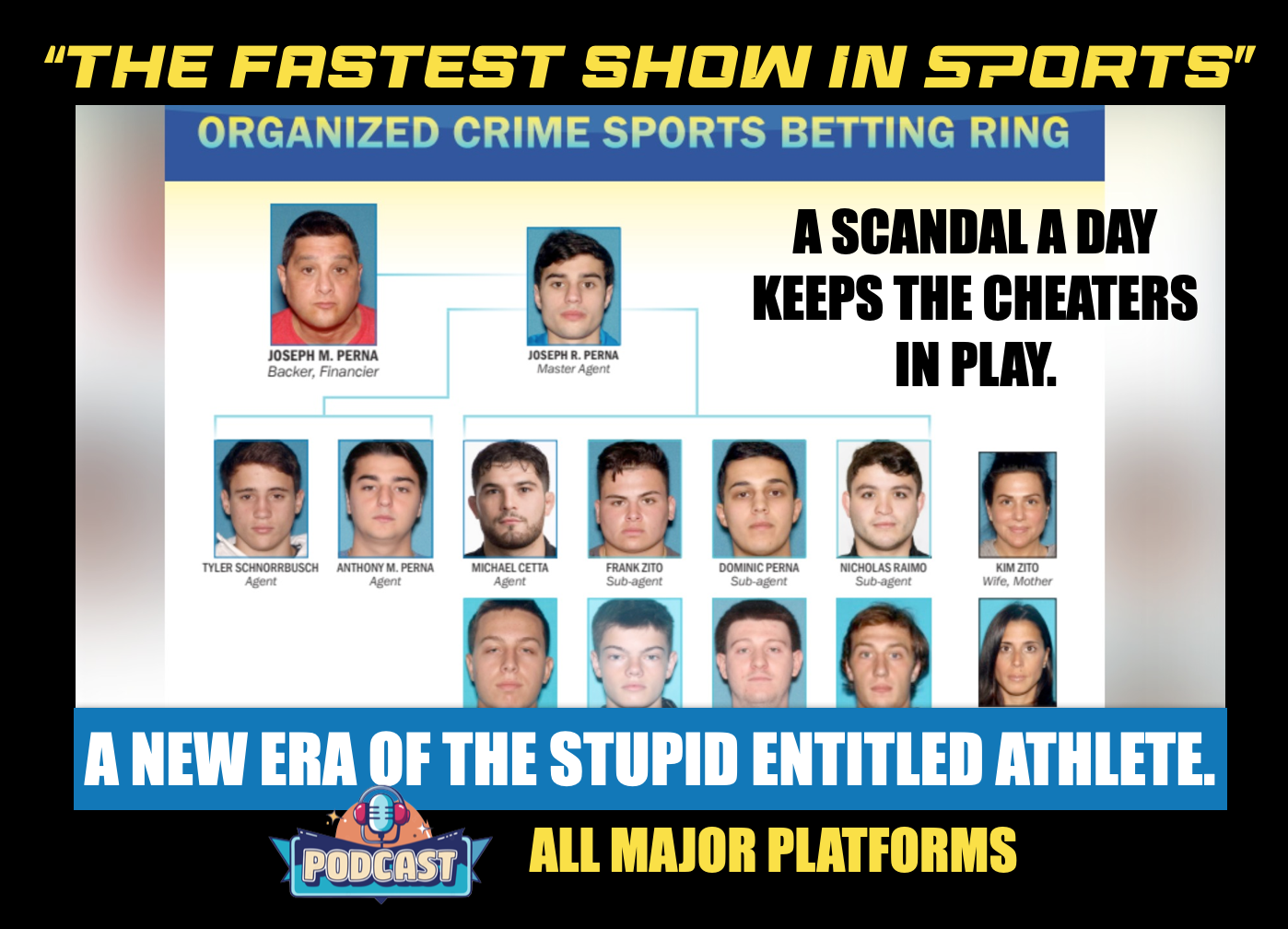 THE STUPID ENTITLED GAMBLING ATHLETE: At the core of all illegal sports gambling. episode artwork