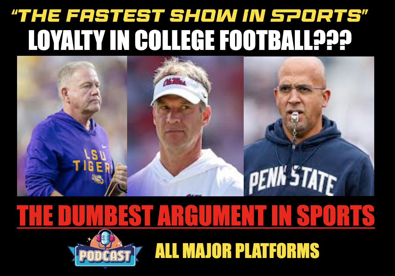 LANE KIFFIN QUESTIONED FOR HIS "LOYALTY"?: The stupidest argument in college football. episode artwork