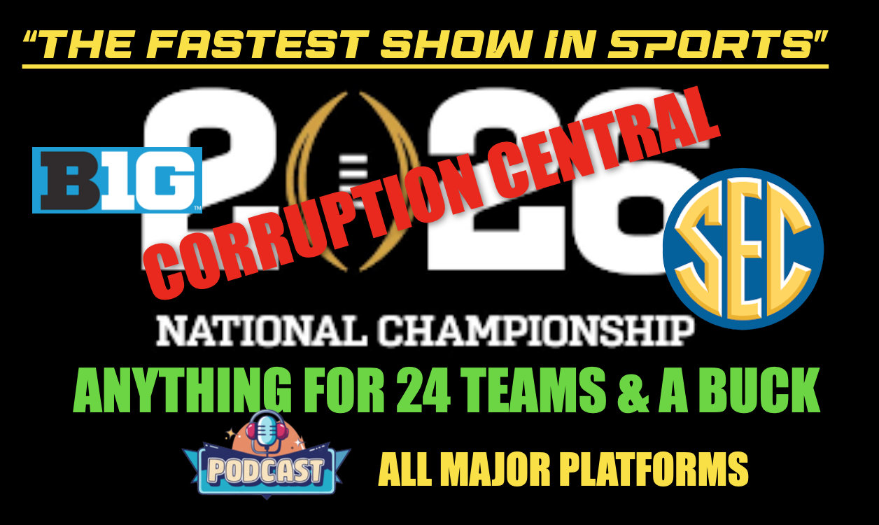 COLLEGE FOOTBALL PLAYOFF A CONFERENCE CON JOB: They're not incompetent, just greedy. episode artwork