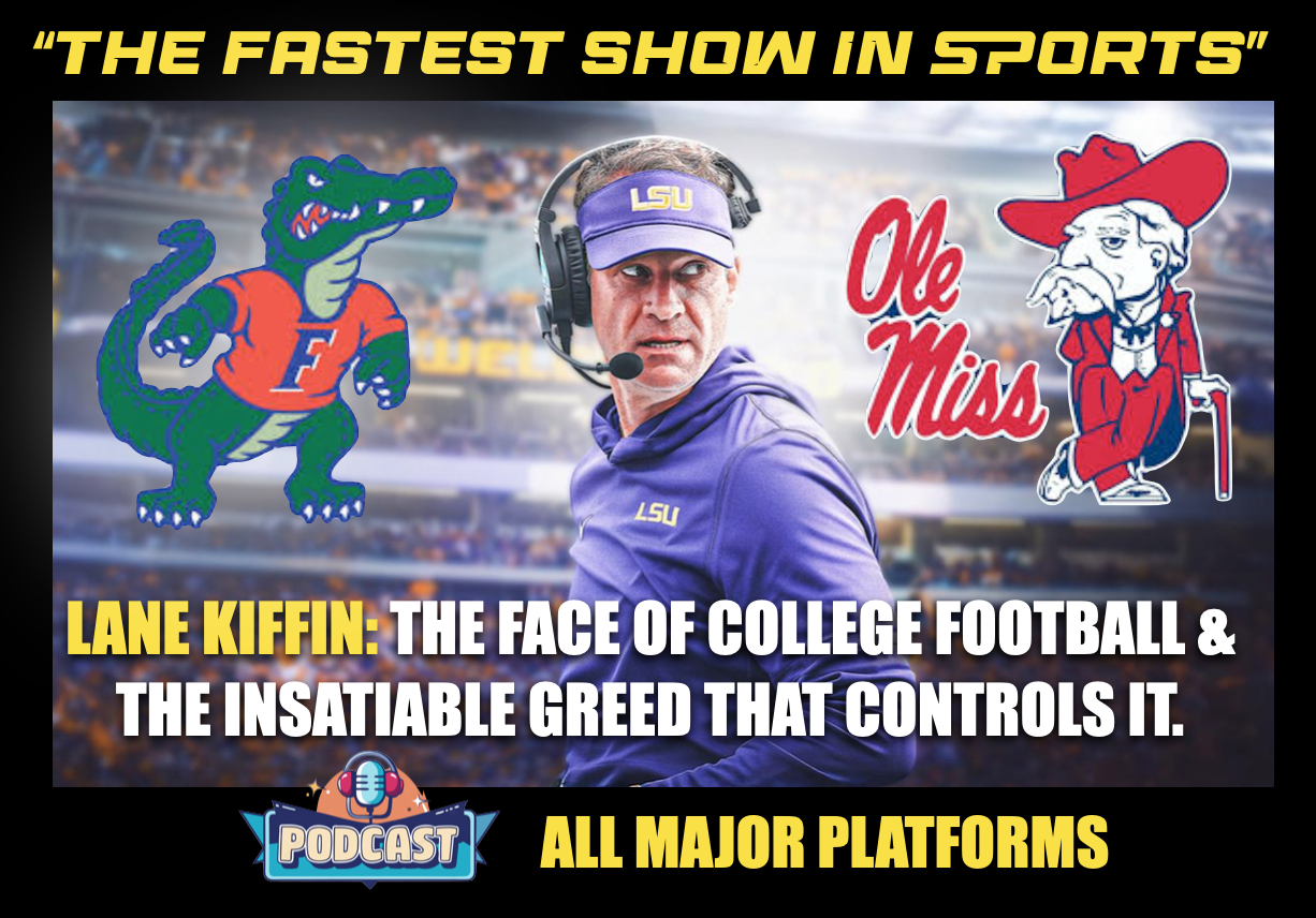 LANE KIFFIN NEW FACE OF THE COLLEGE FOOTBALL SCAM: Ole Miss & Florida got played, good luck to LSU. episode artwork