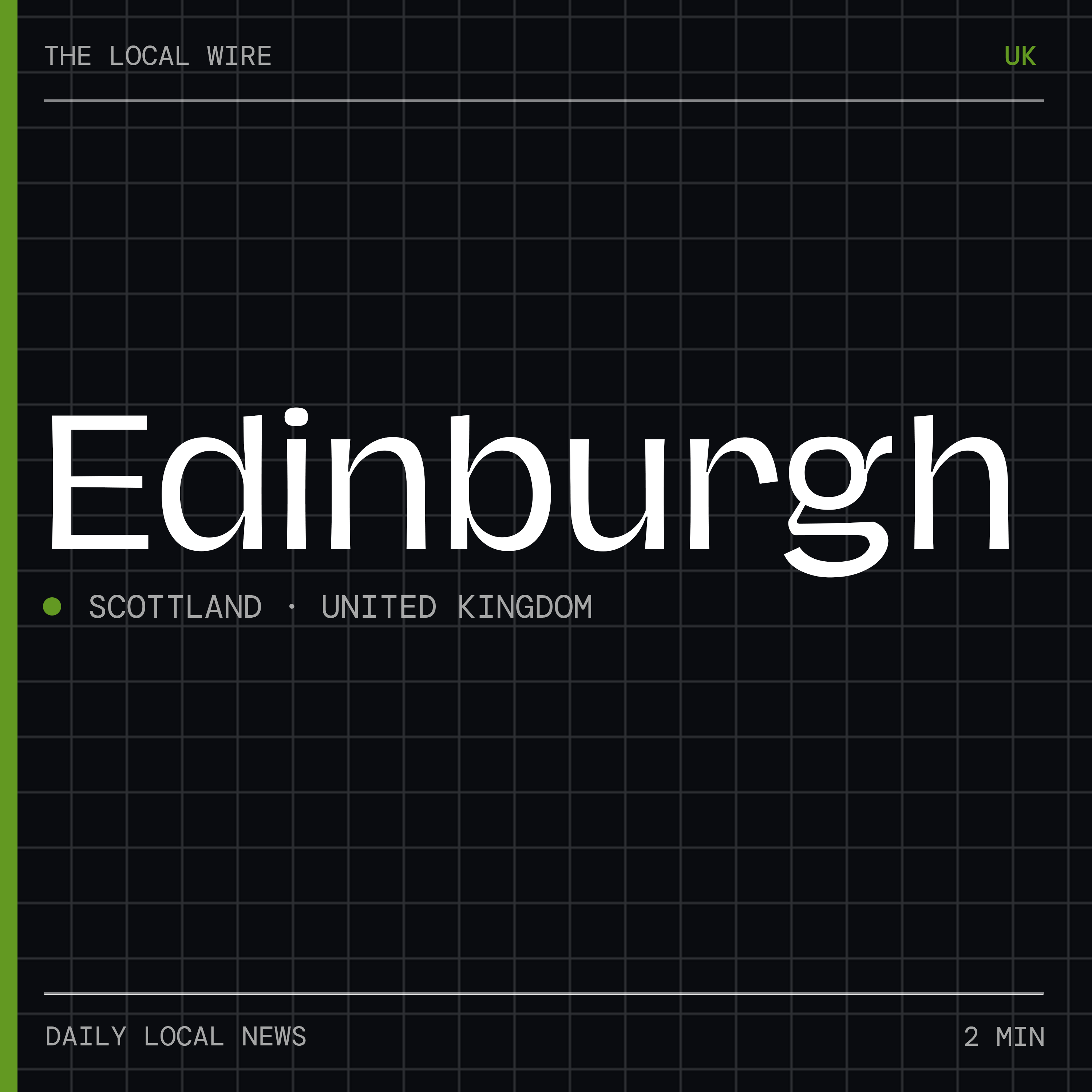 Edinburgh News Today | 2 Min | The Local Wire podcast artwork